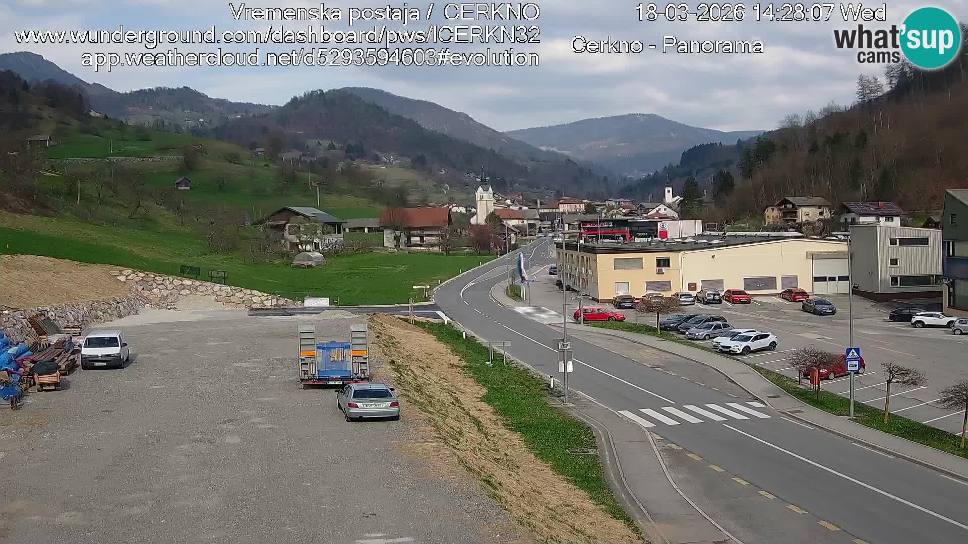 Cerkno Stadteingang Live-Webcam
