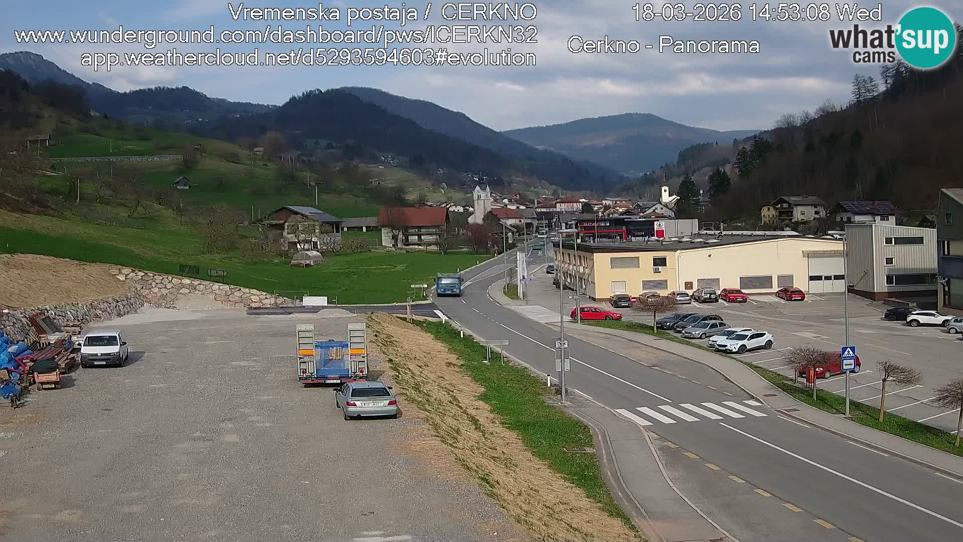 Webcam Ingresso Città di Cerkno