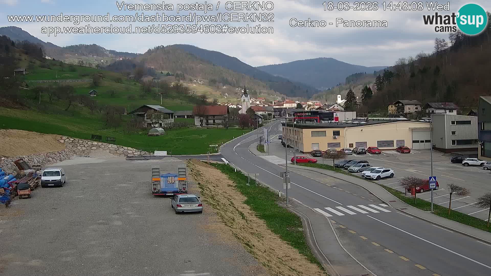 Cerkno ulaz u grad – Kamera uživo