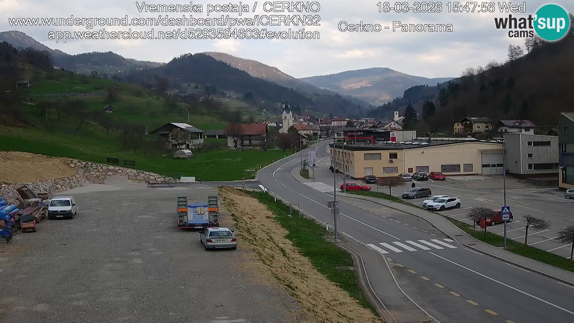 Webcam Ingresso Città di Cerkno