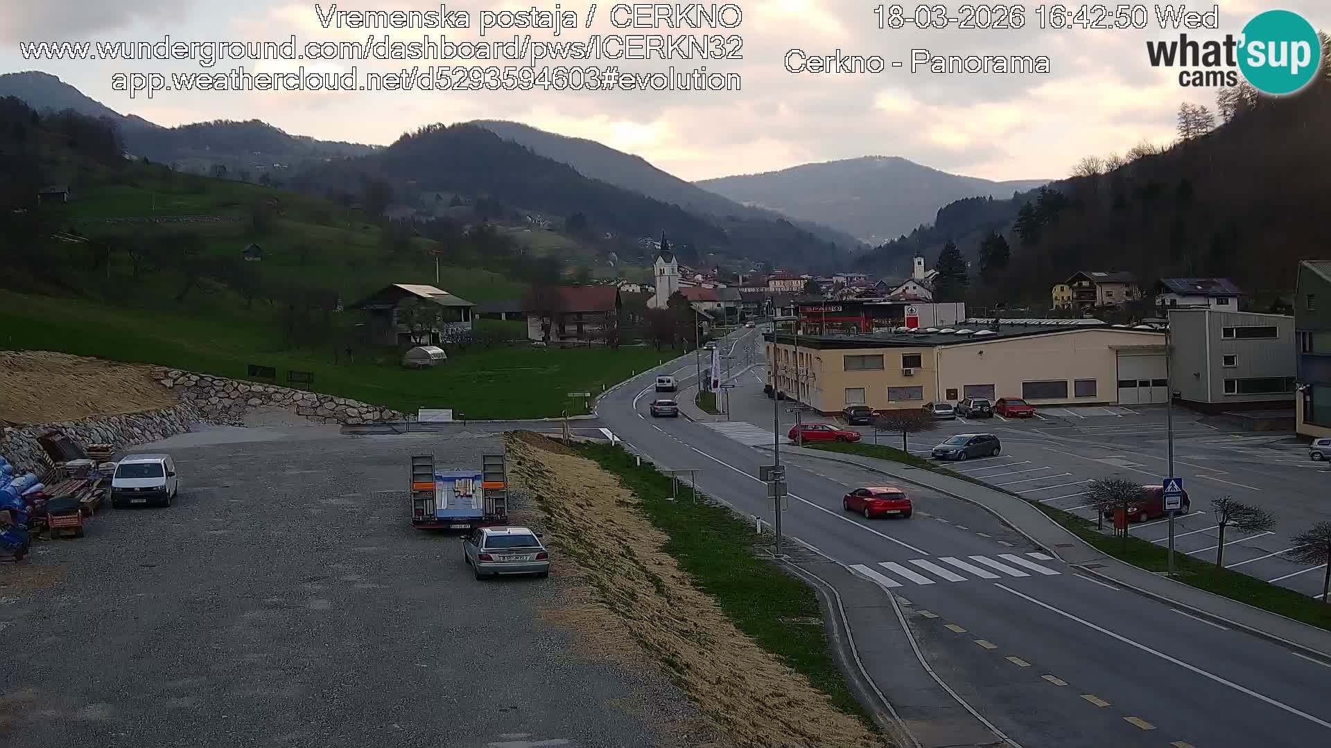 Cerkno Stadteingang Live-Webcam