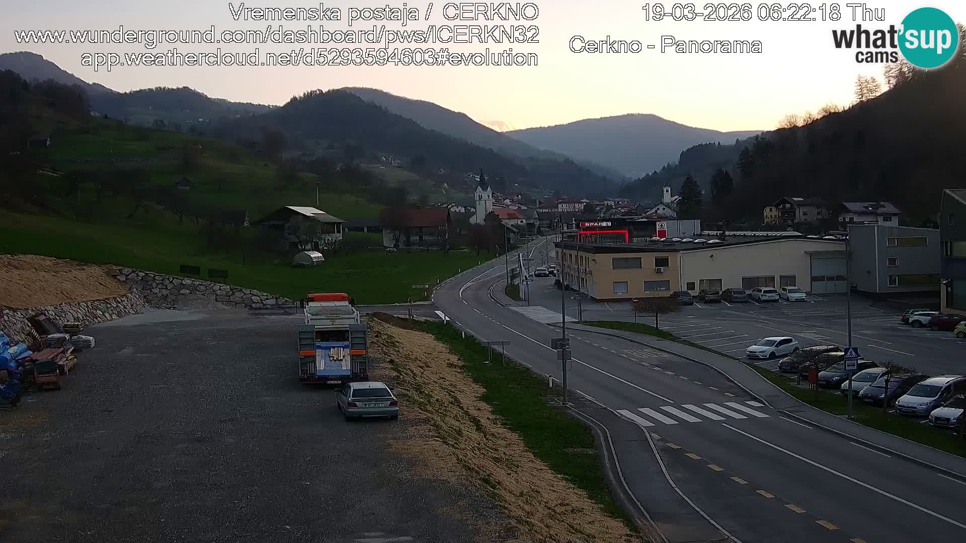 Webcam Ingresso Città di Cerkno