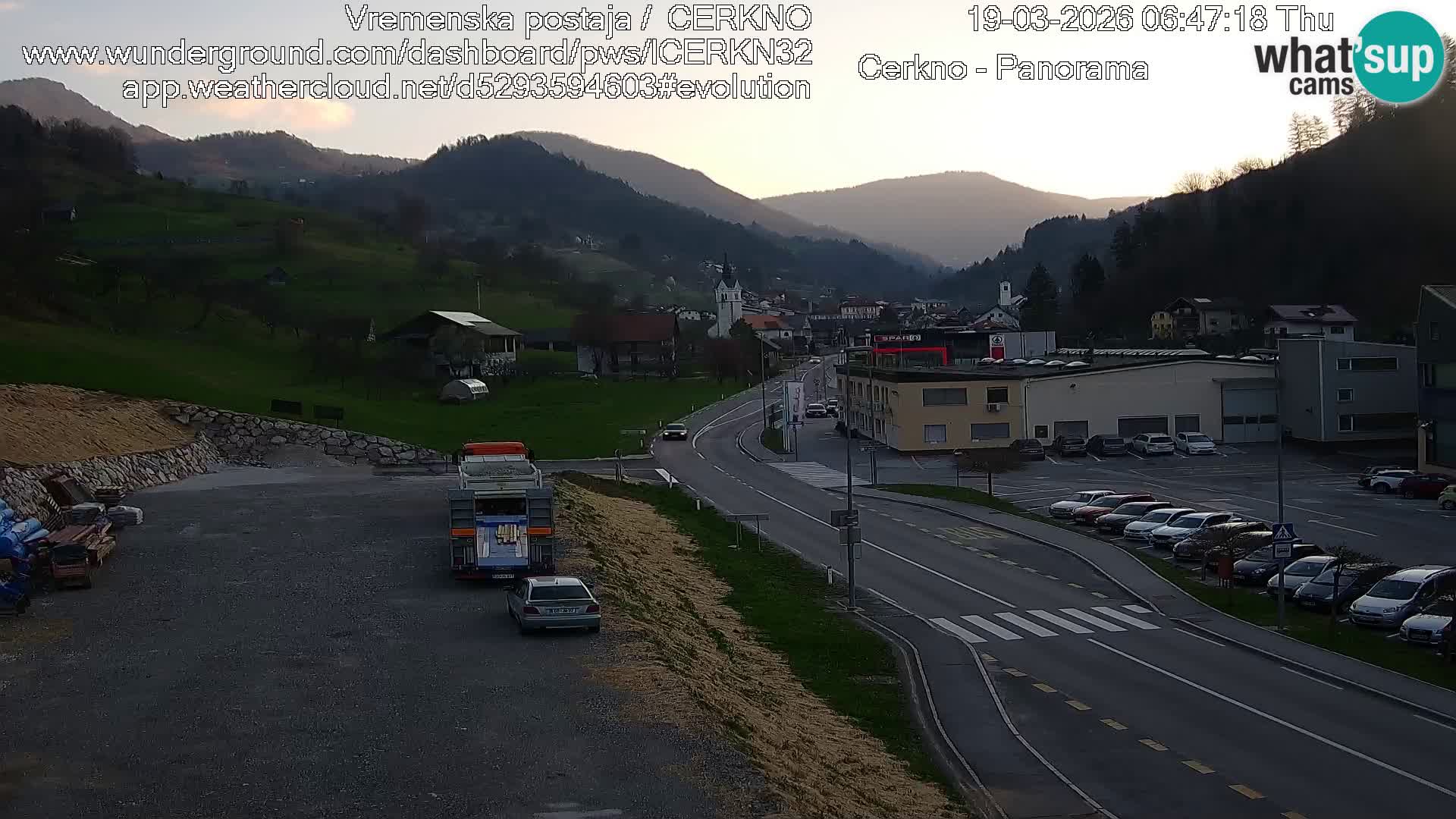 Webcam Ingresso Città di Cerkno