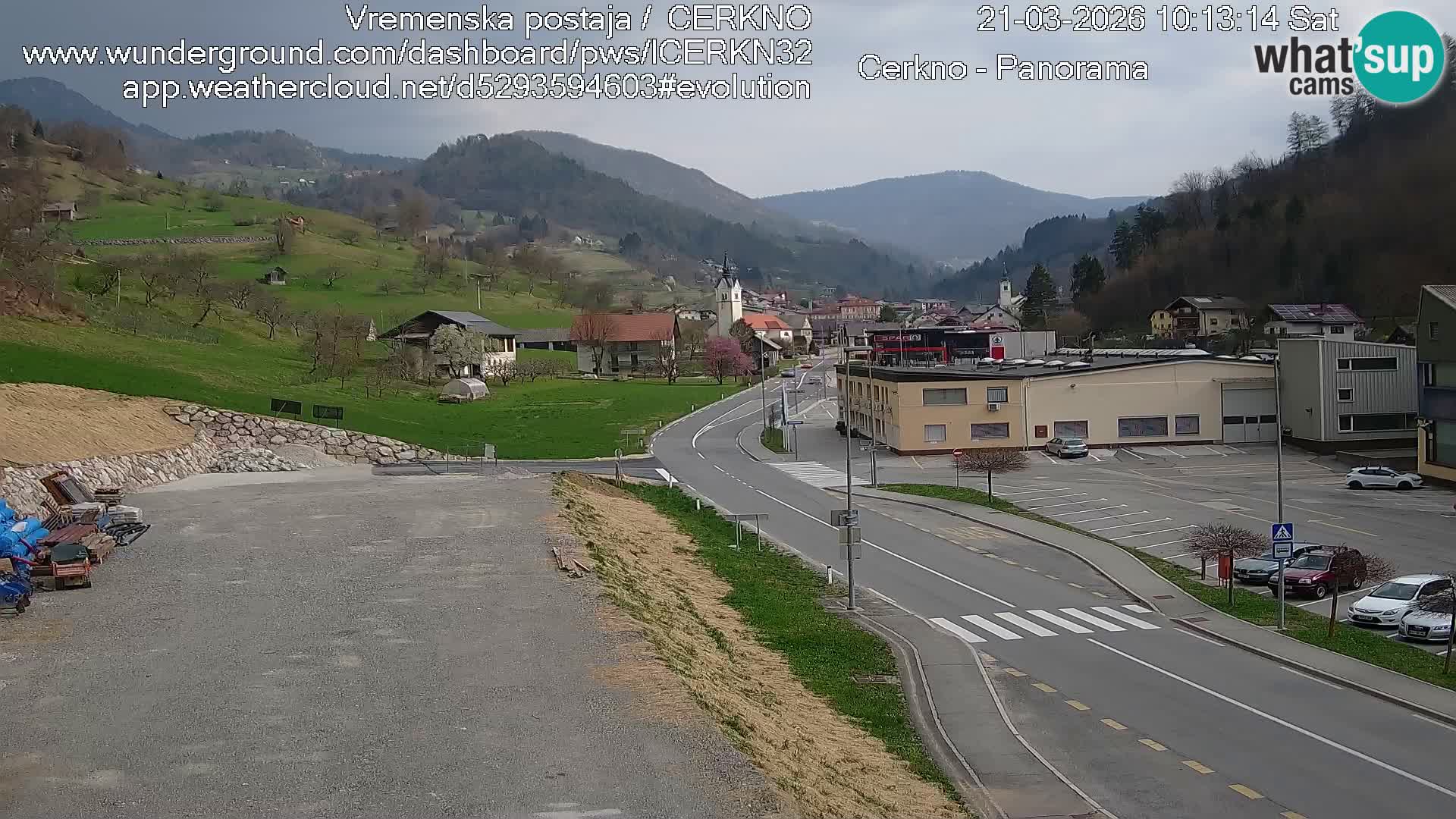 Cerkno ulaz u grad – Kamera uživo