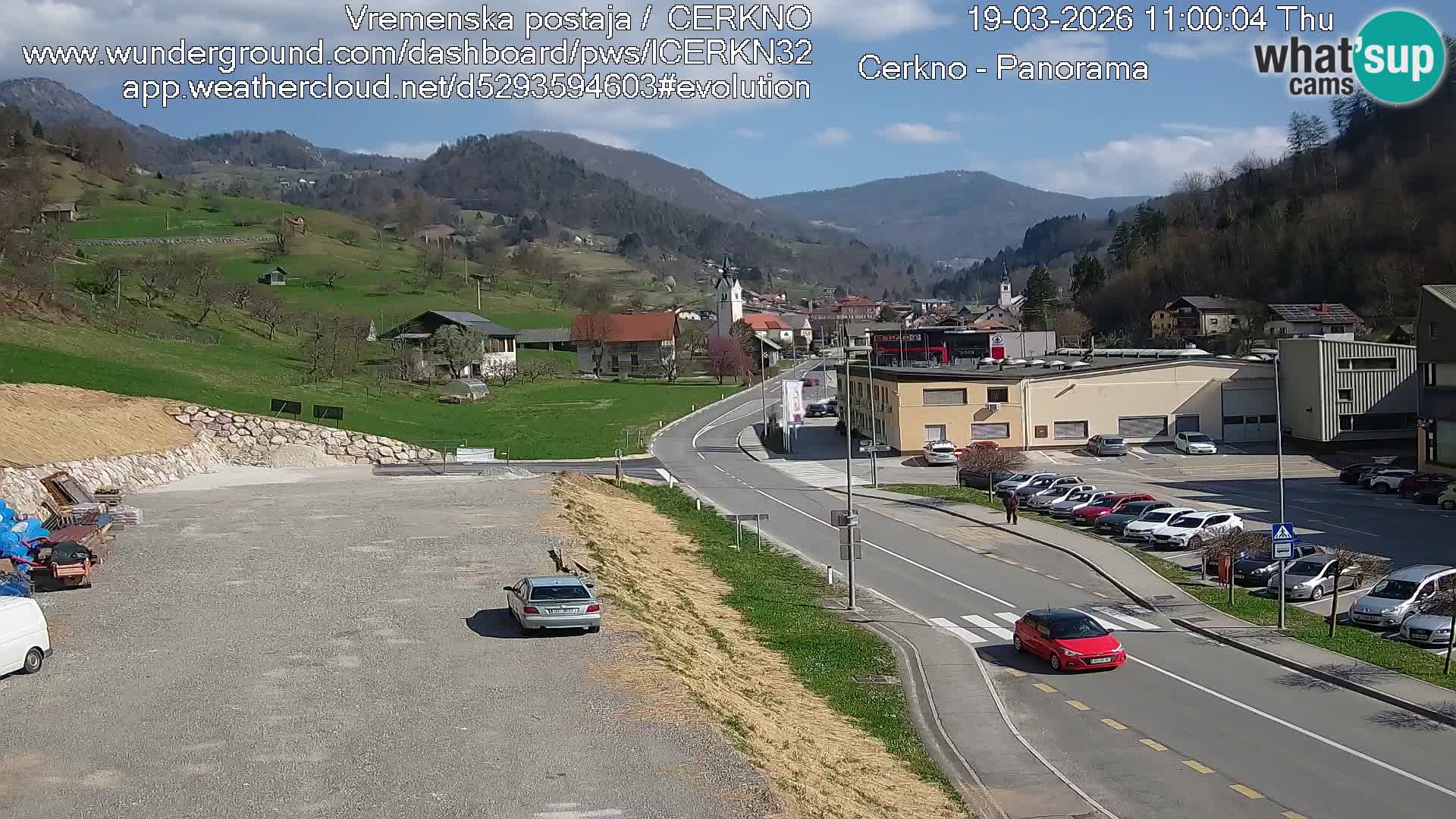 Cerkno ulaz u grad – Kamera uživo