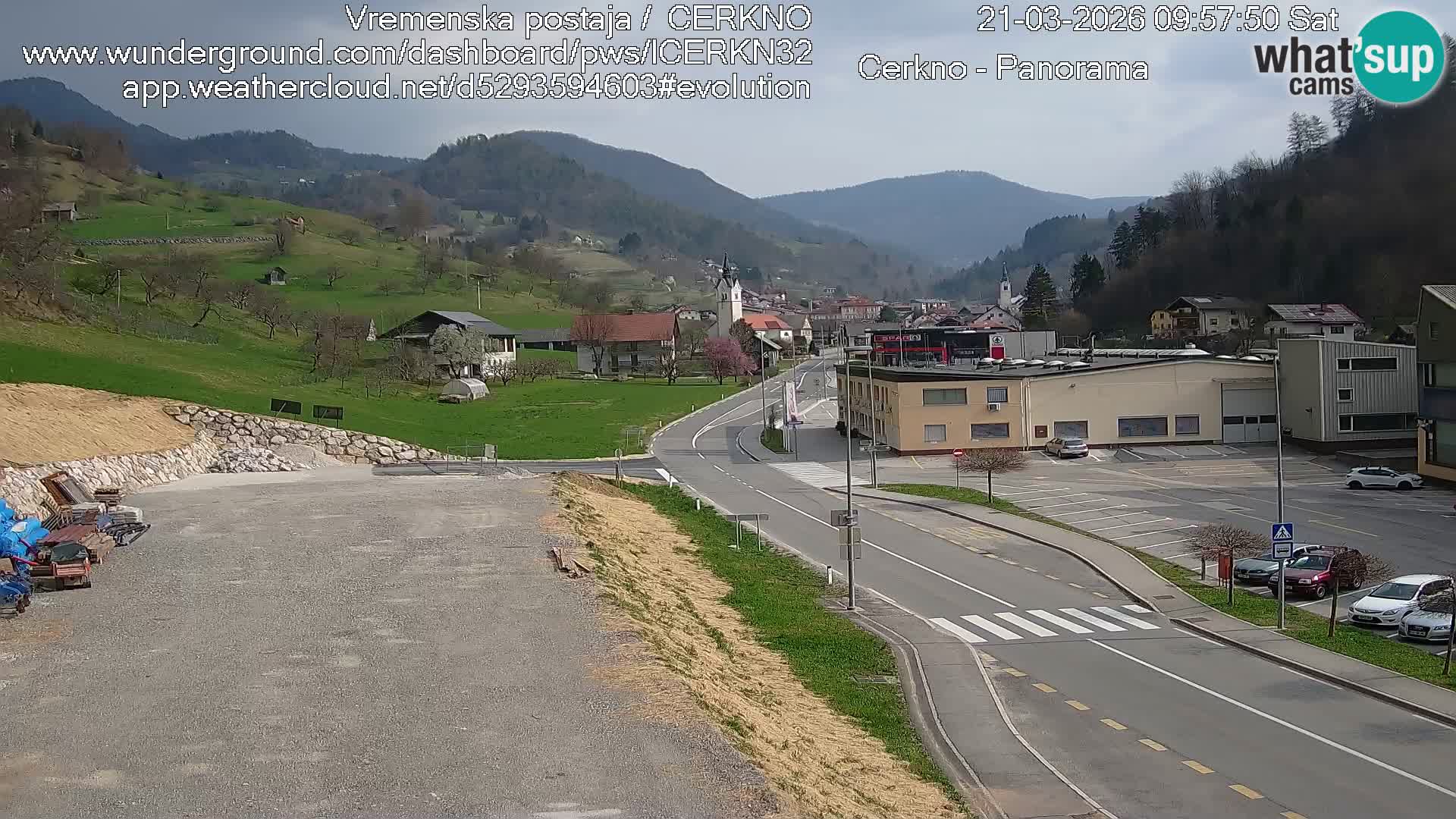 Webcam Ingresso Città di Cerkno
