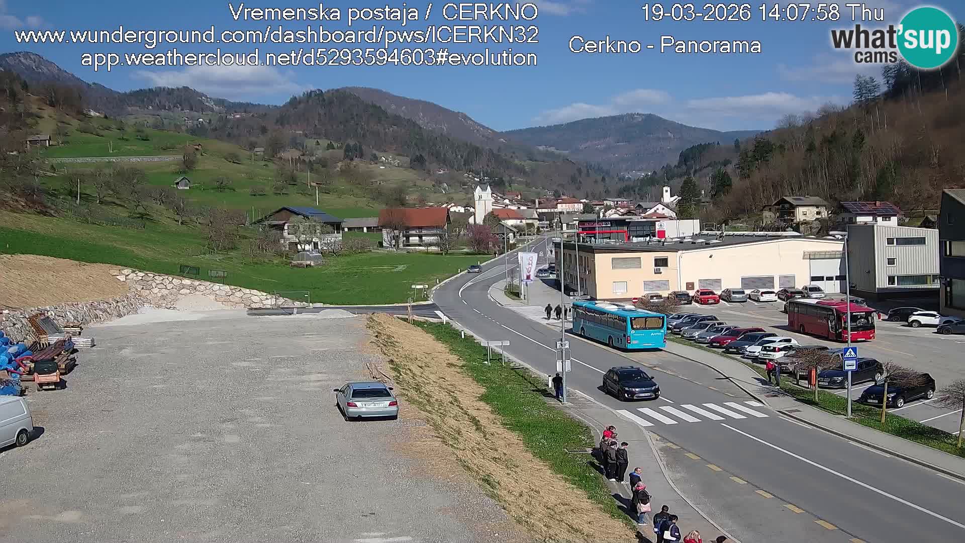 Cerkno Stadteingang Live-Webcam