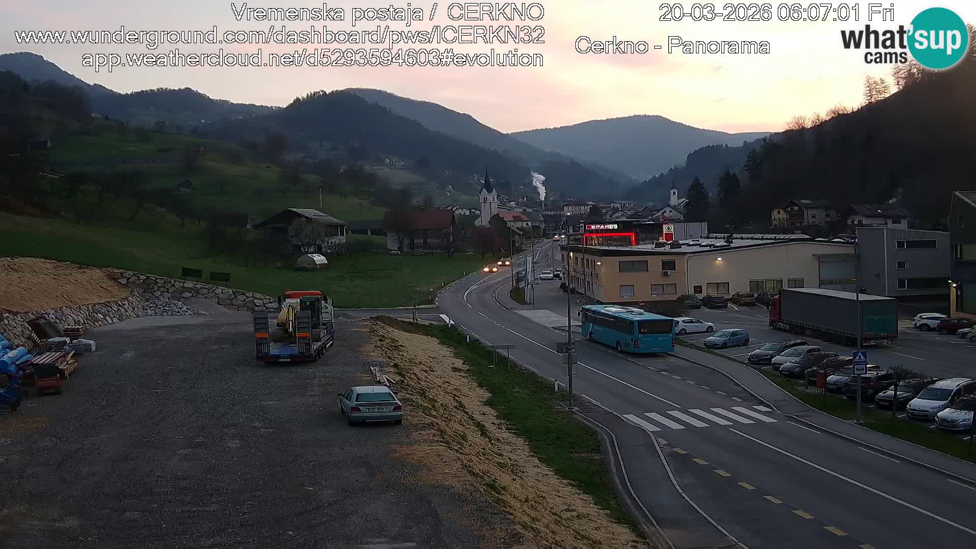 Cerkno ulaz u grad – Kamera uživo