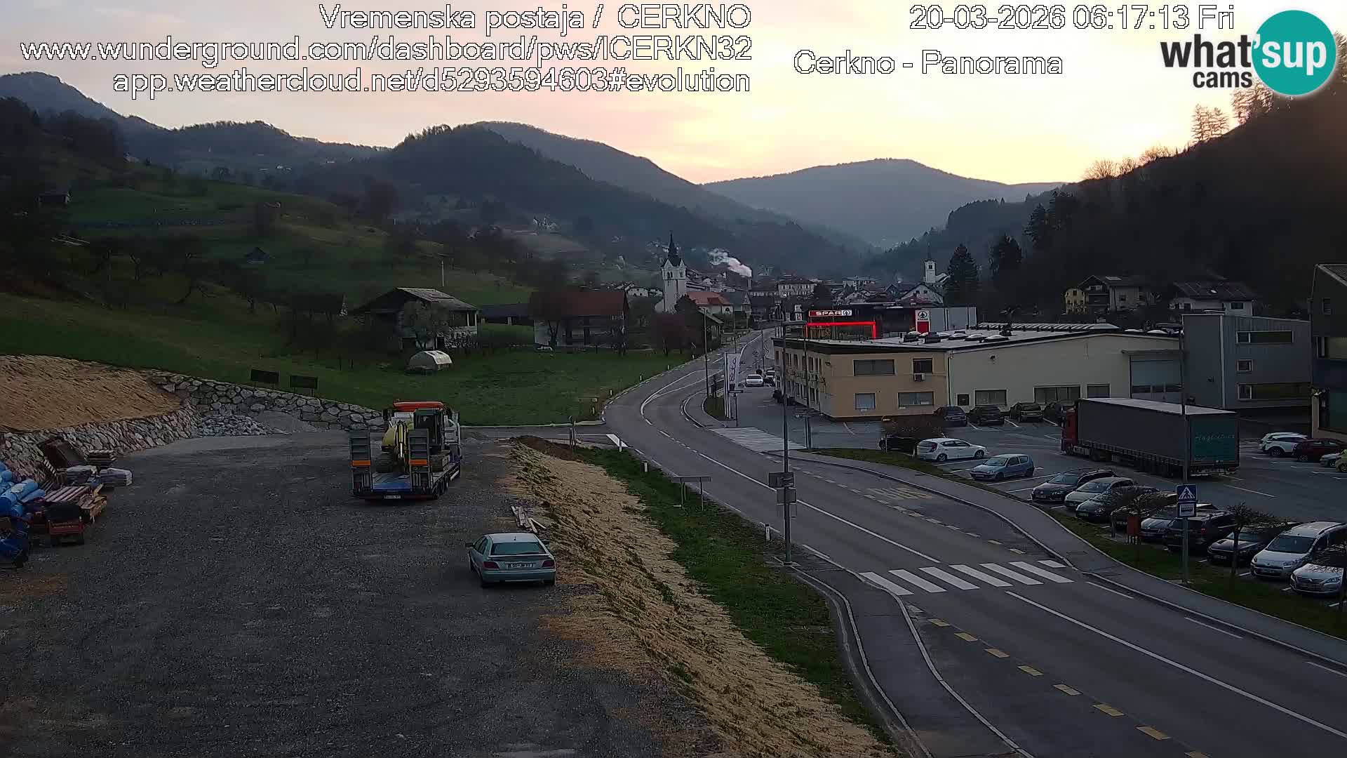 Cerkno Stadteingang Live-Webcam
