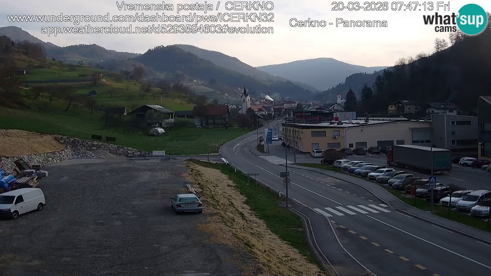 Cerkno Stadteingang Live-Webcam
