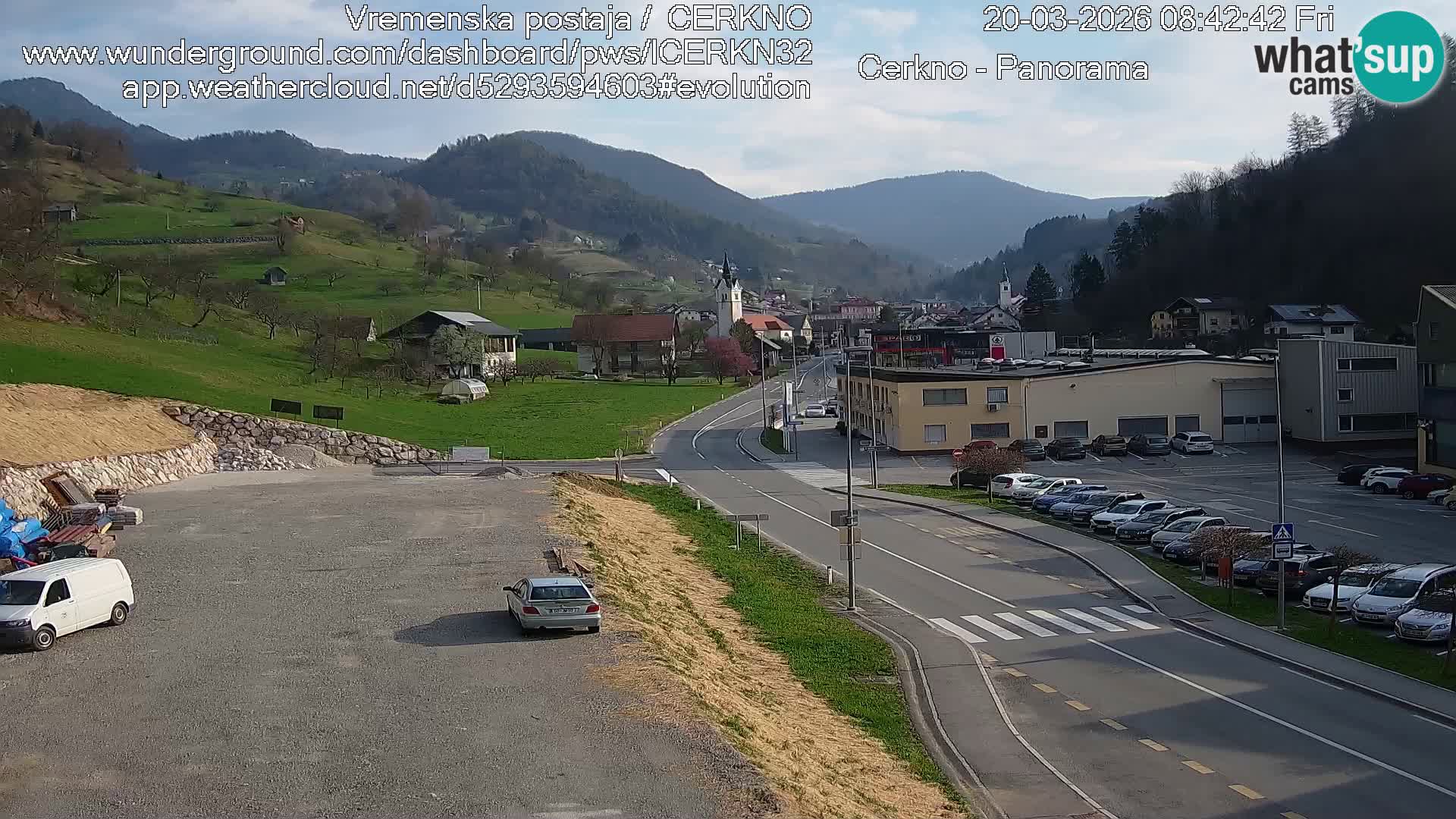 Cerkno Stadteingang Live-Webcam
