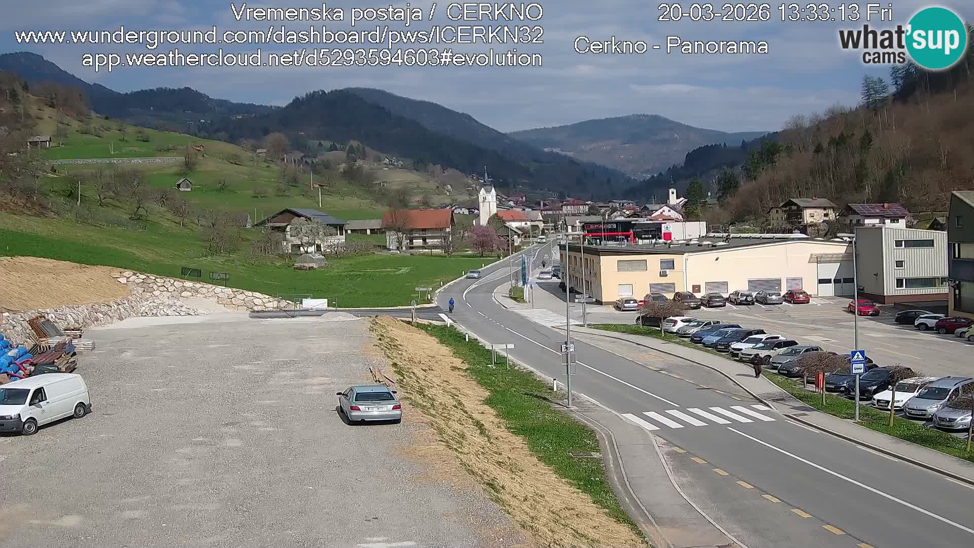 Webcam Ingresso Città di Cerkno