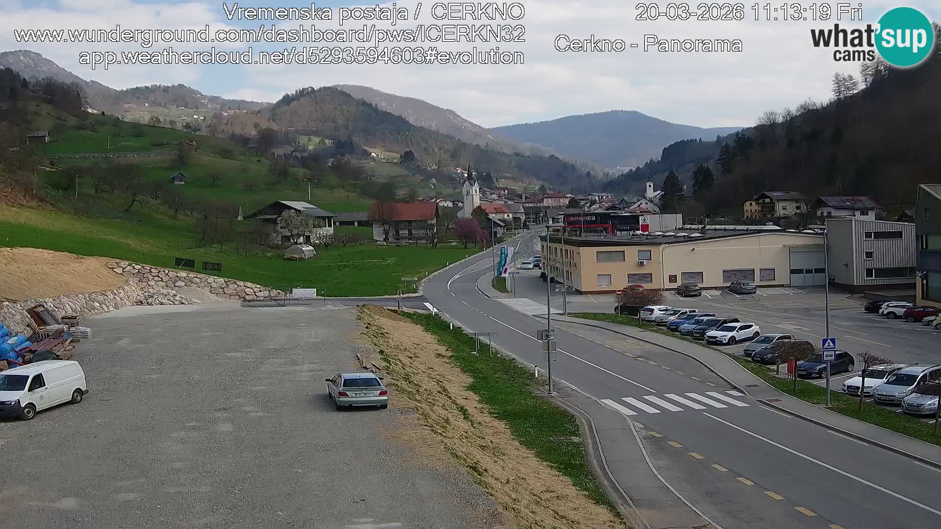 Cerkno ulaz u grad – Kamera uživo