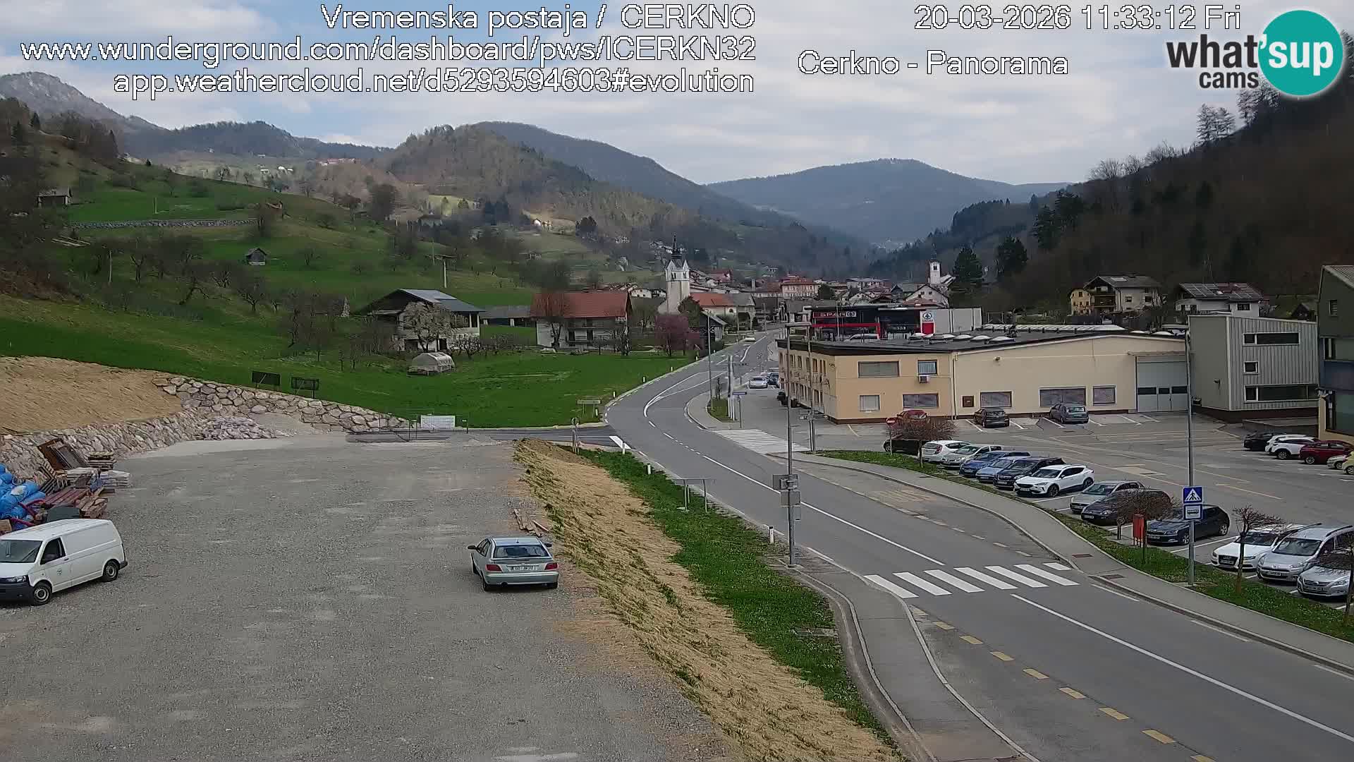 Webcam Ingresso Città di Cerkno