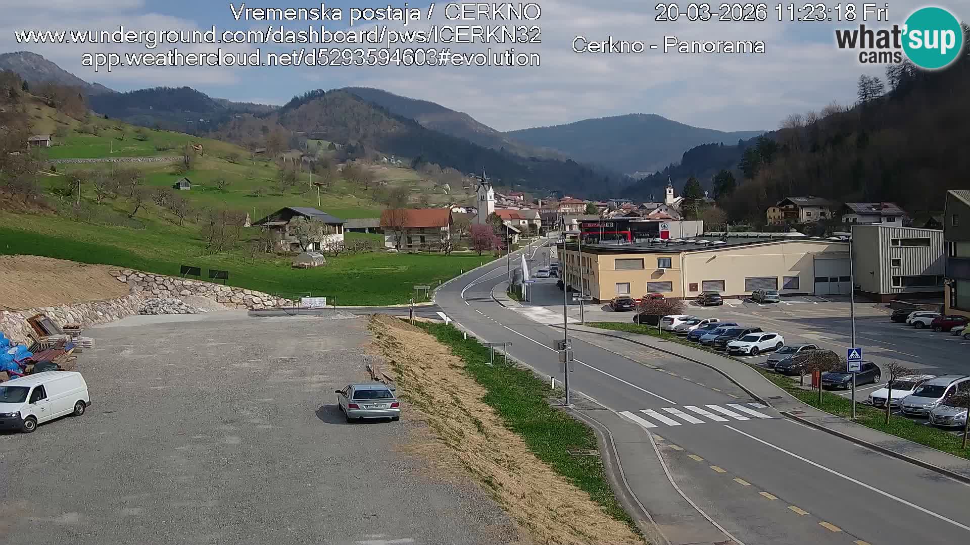 Webcam Ingresso Città di Cerkno
