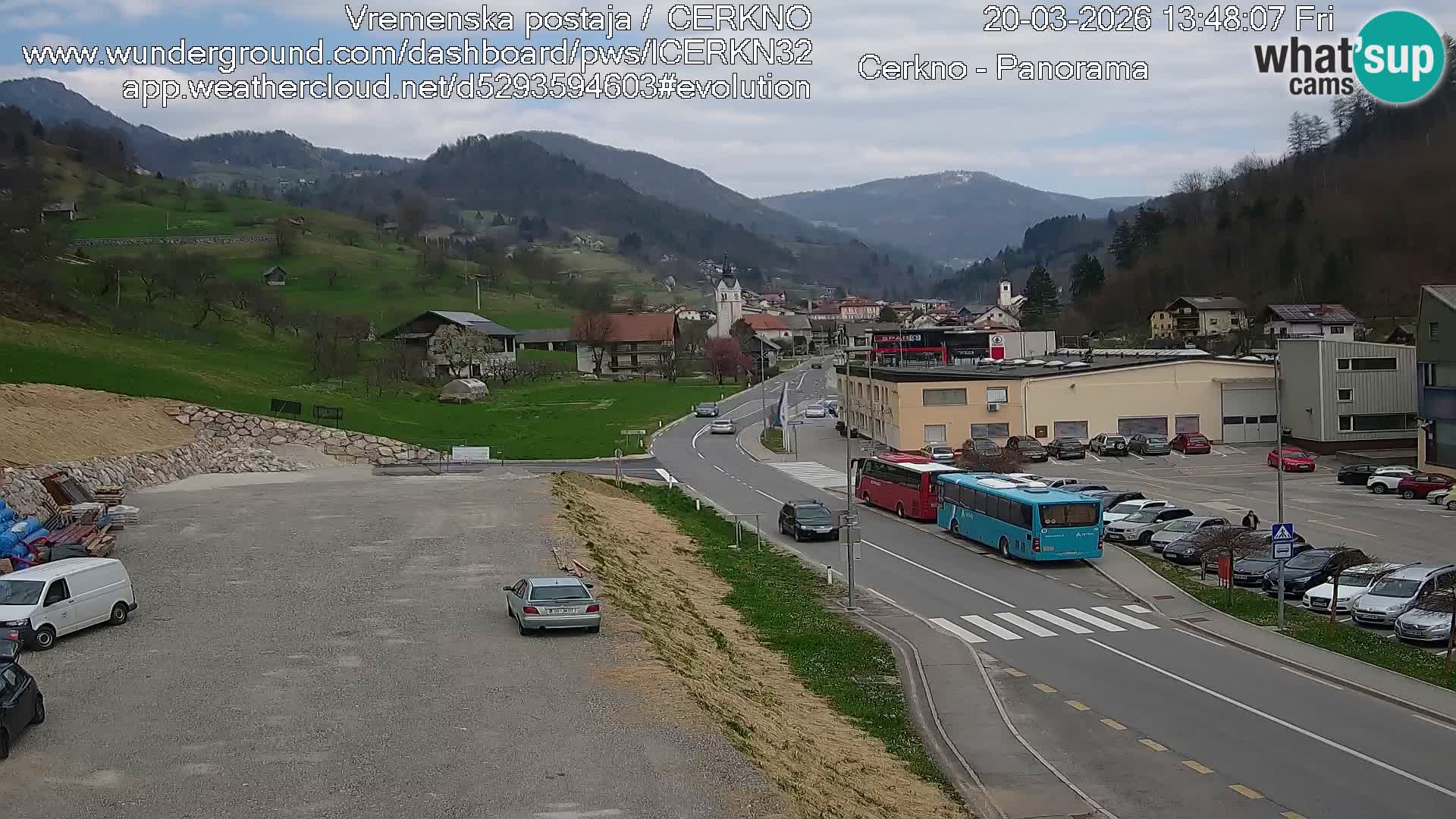 Cerkno Stadteingang Live-Webcam