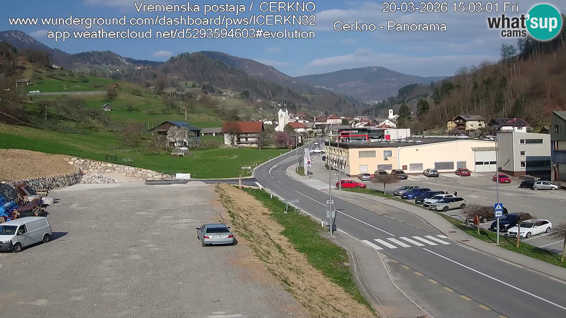 Webcam Ingresso Città di Cerkno