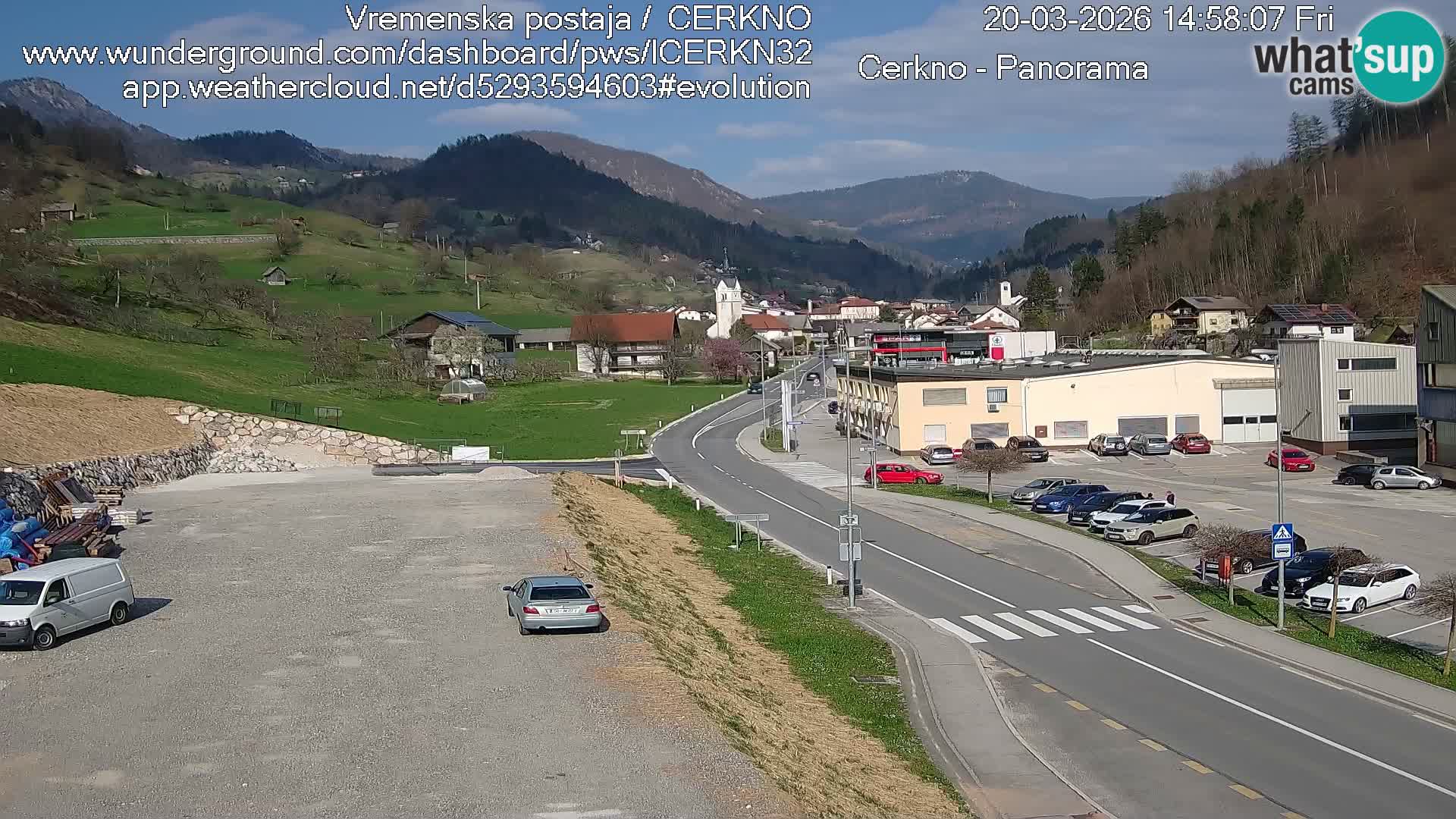 Webcam Ingresso Città di Cerkno
