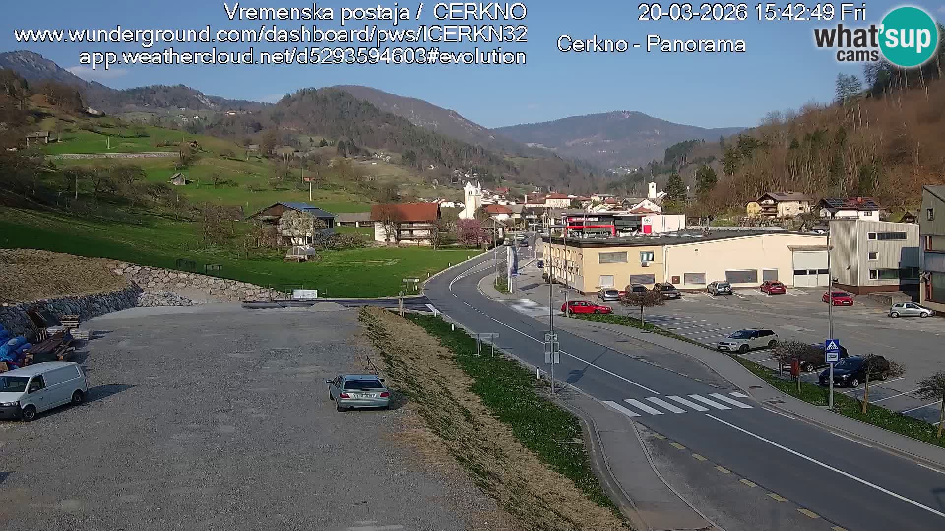 Cerkno Stadteingang Live-Webcam