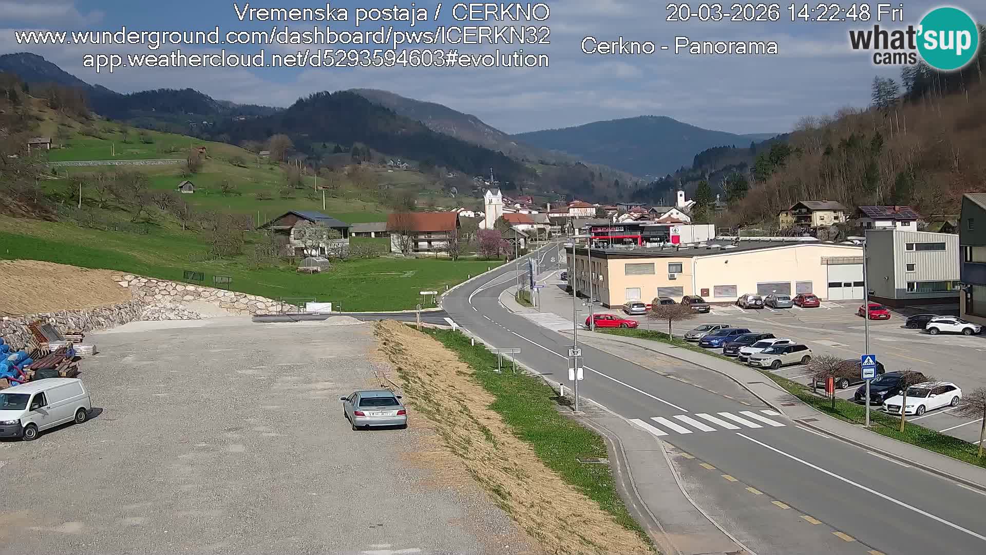 Cerkno Stadteingang Live-Webcam
