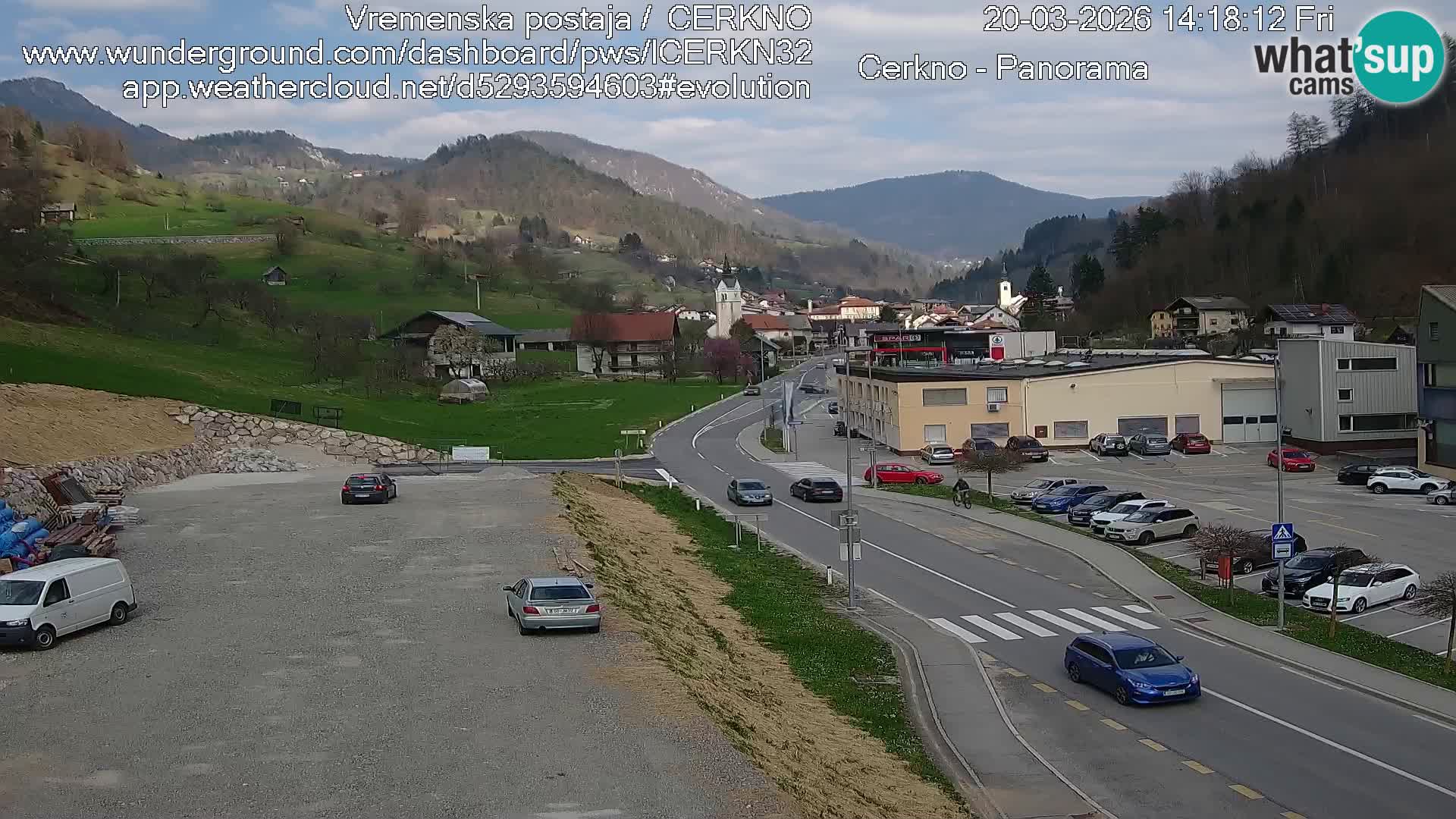 Webcam Ingresso Città di Cerkno