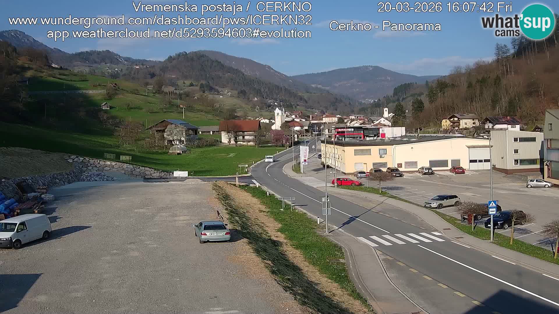 Webcam Ingresso Città di Cerkno