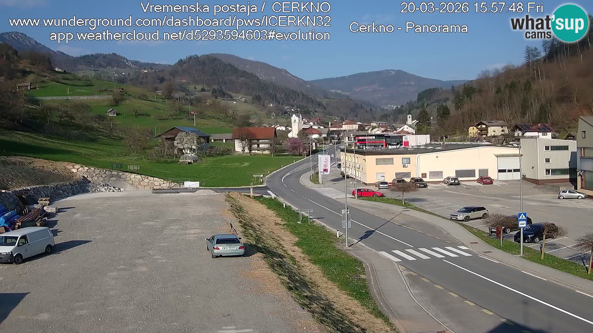 Webcam Ingresso Città di Cerkno