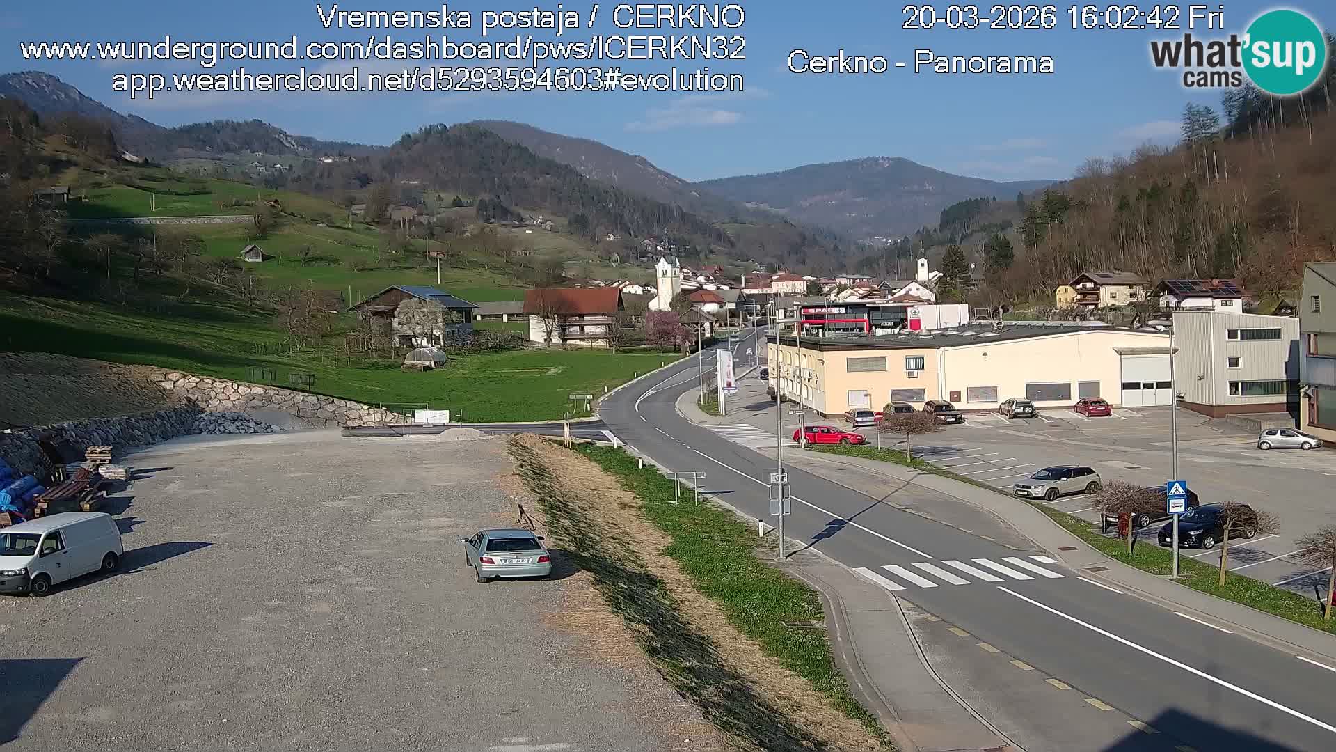 Webcam Ingresso Città di Cerkno