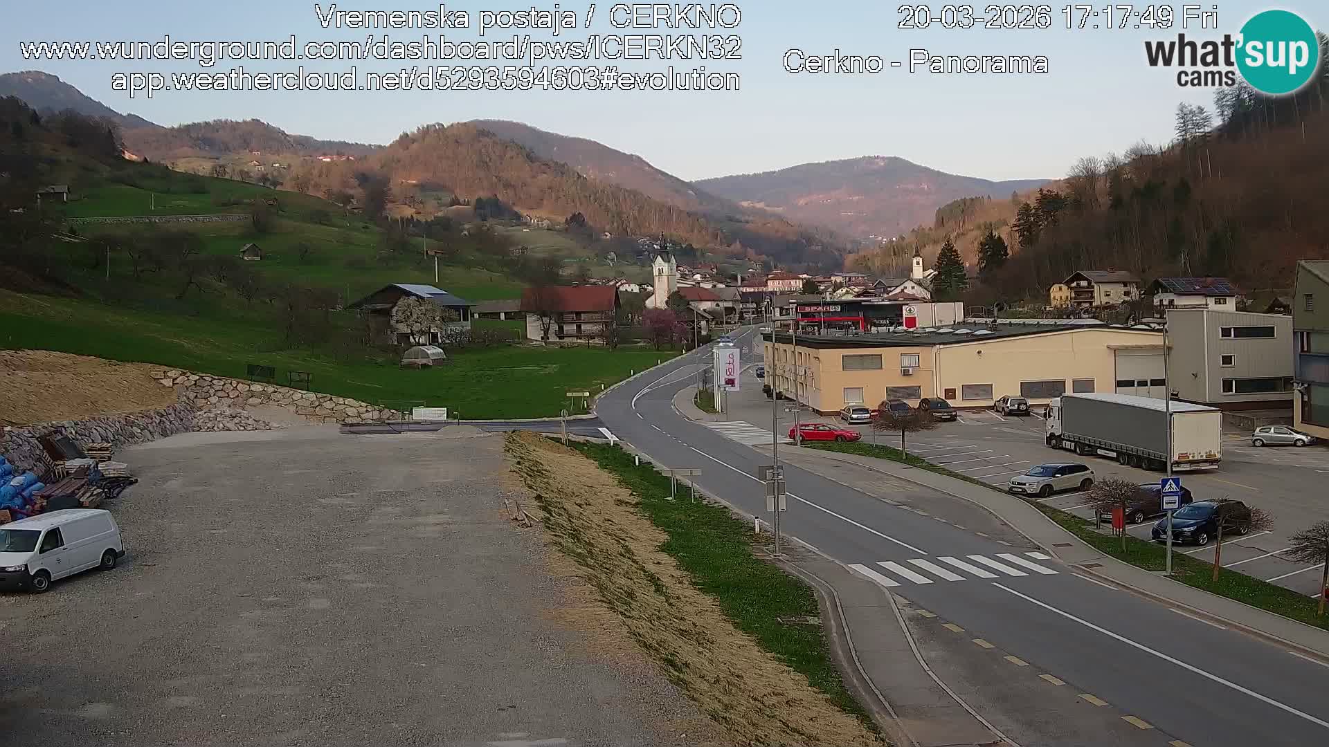 Webcam Ingresso Città di Cerkno