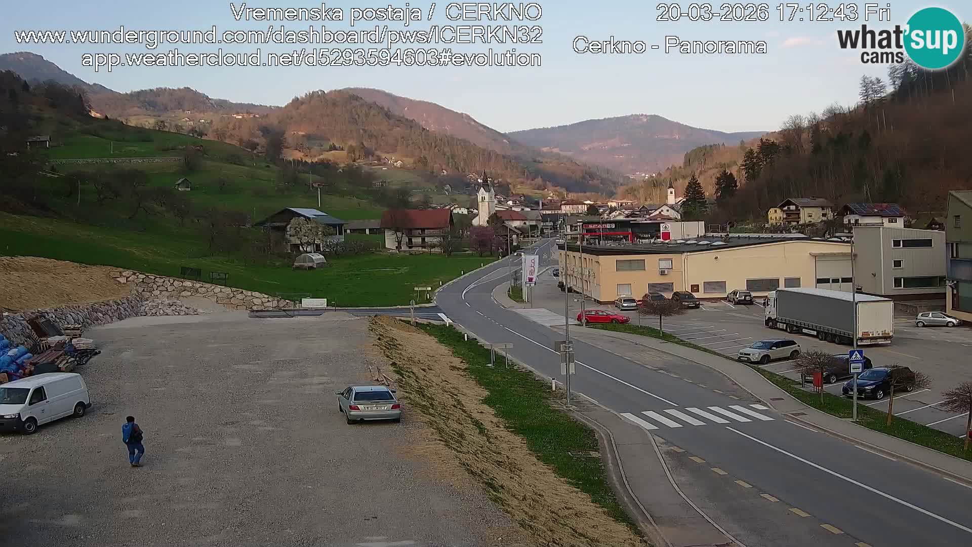 Webcam Ingresso Città di Cerkno