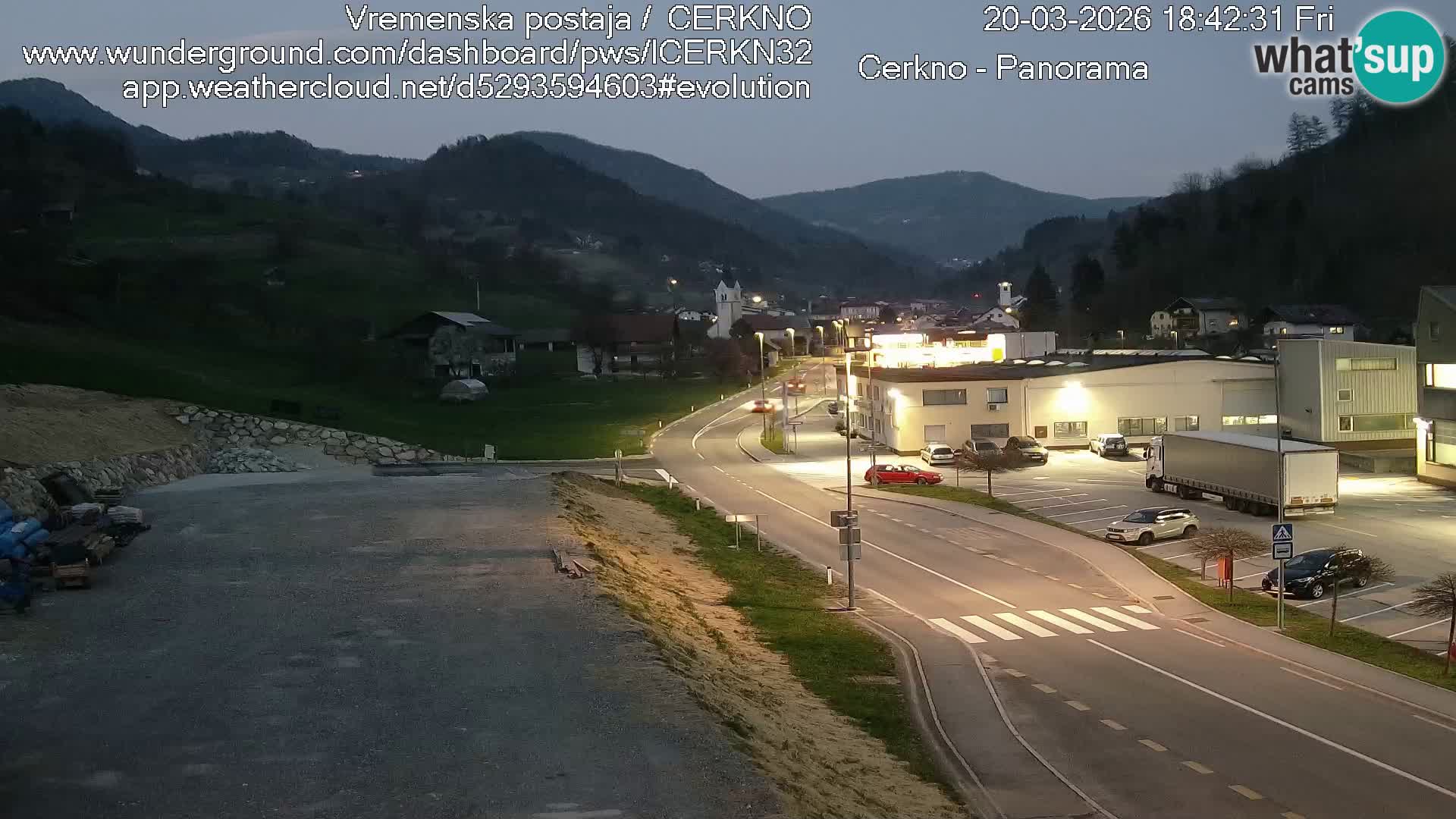 Cerkno Stadteingang Live-Webcam