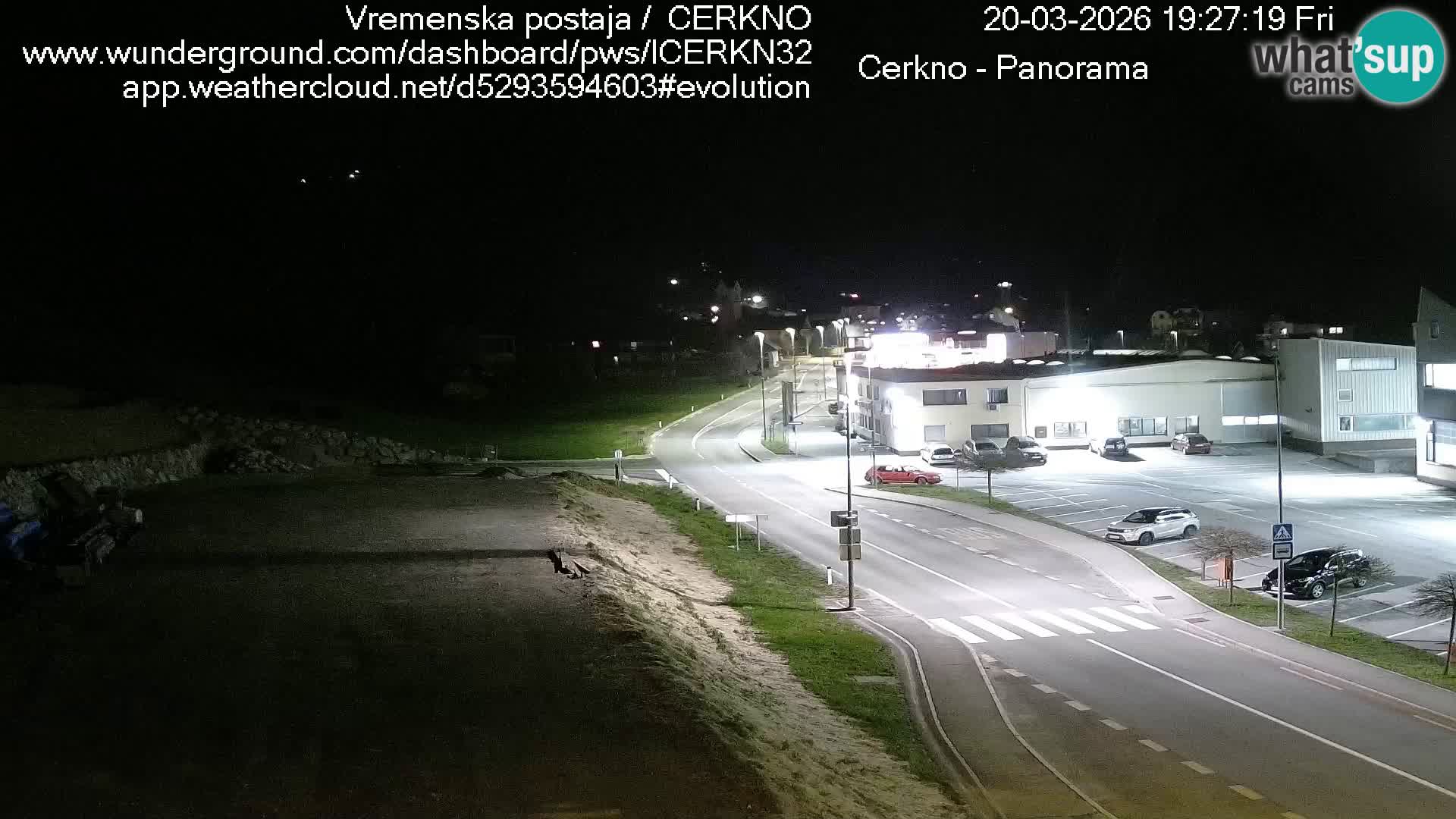 Cerkno ulaz u grad – Kamera uživo