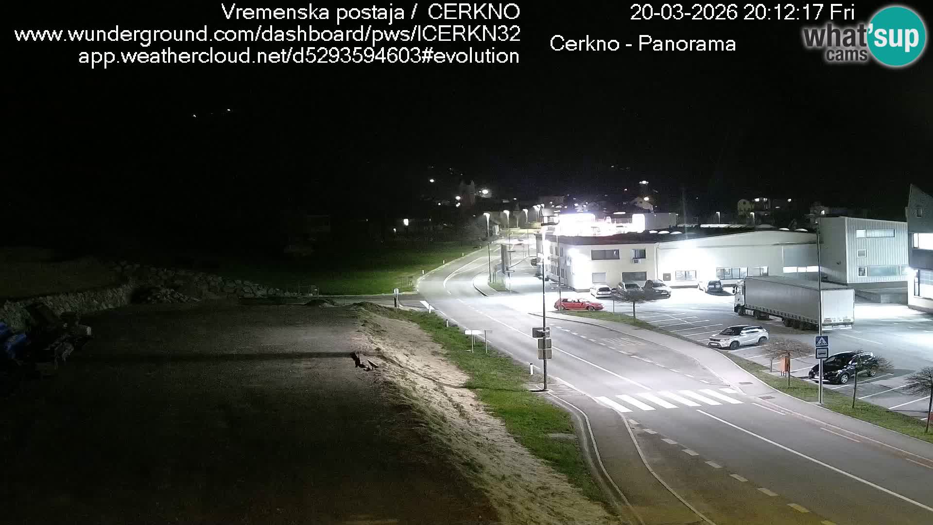 Cerkno ulaz u grad – Kamera uživo