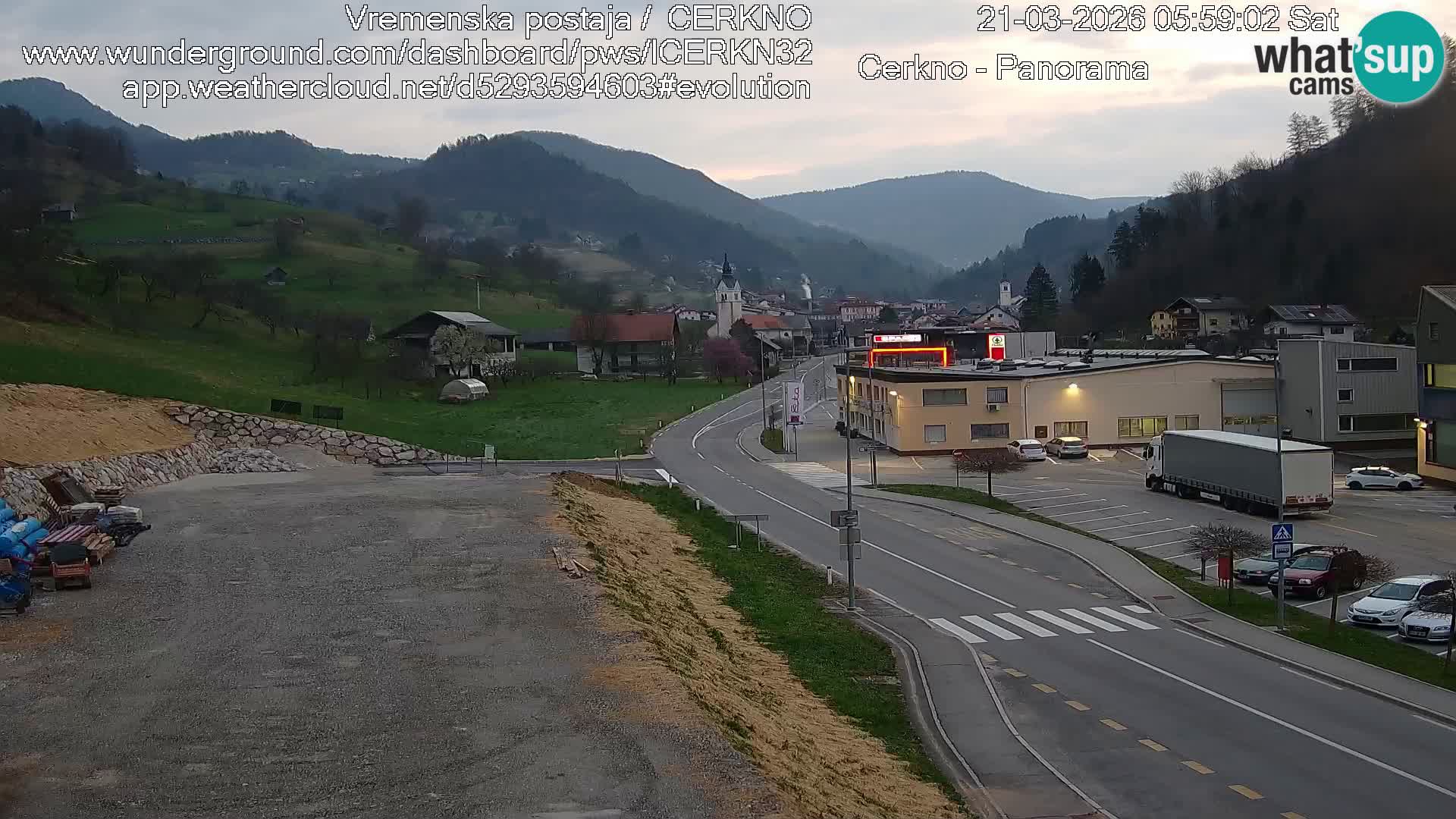 Webcam Ingresso Città di Cerkno