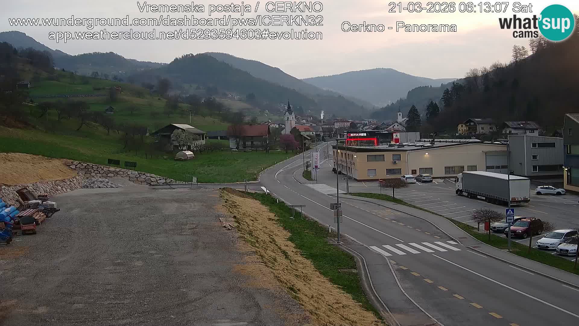 Webcam Ingresso Città di Cerkno