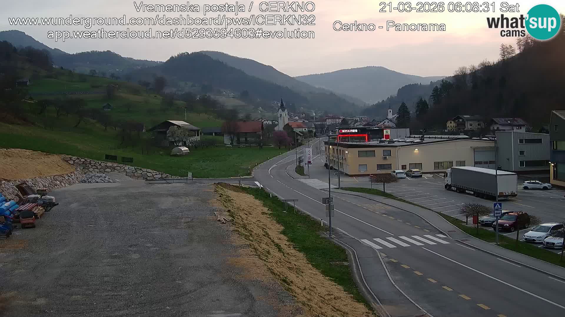 Cerkno Stadteingang Live-Webcam