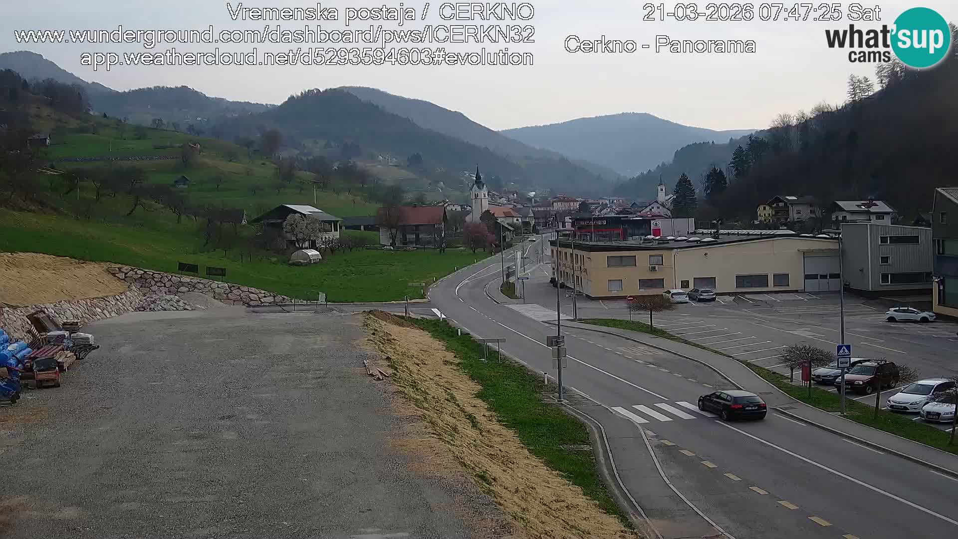 Cerkno ulaz u grad – Kamera uživo