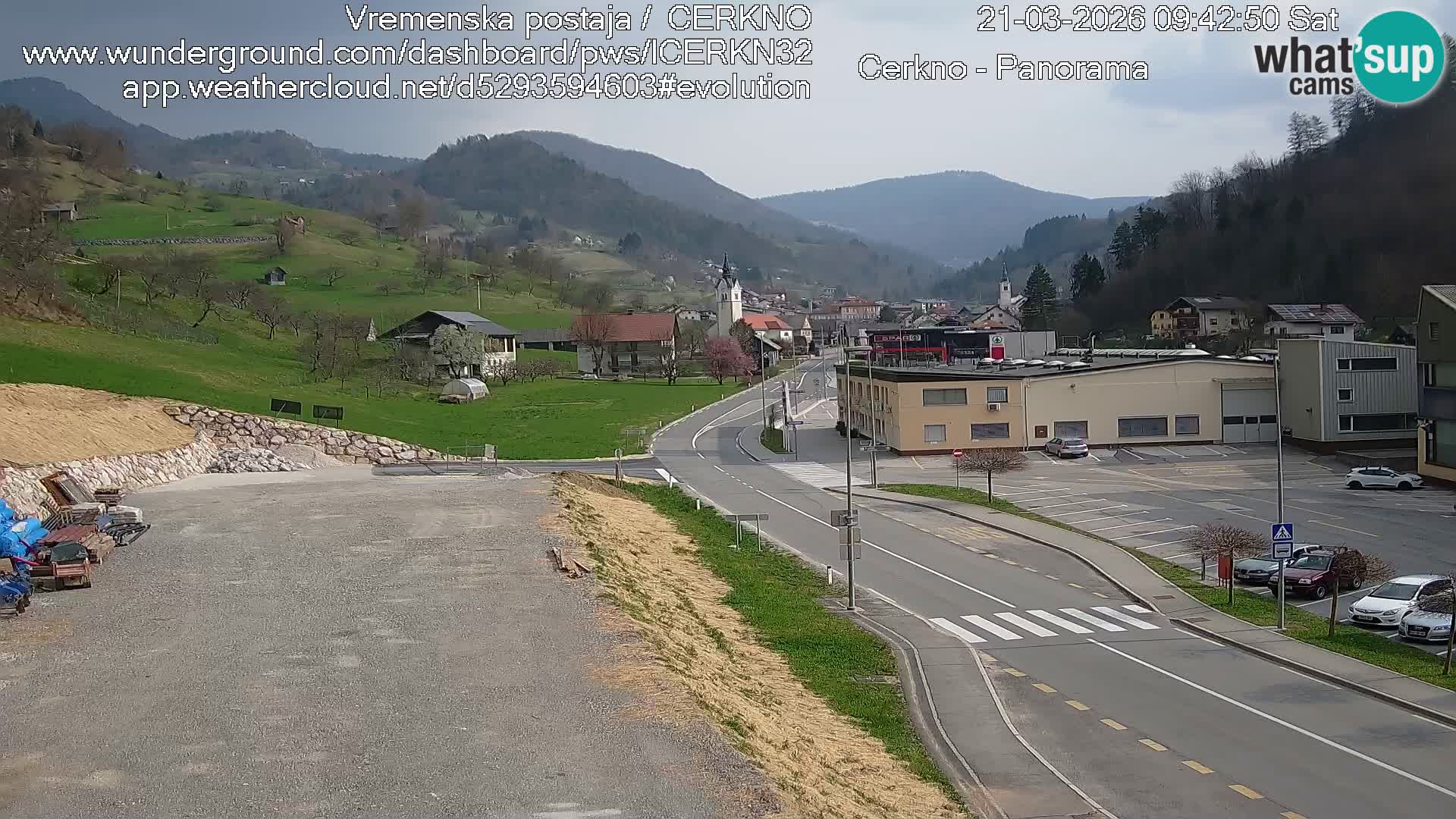 Cerkno Stadteingang Live-Webcam