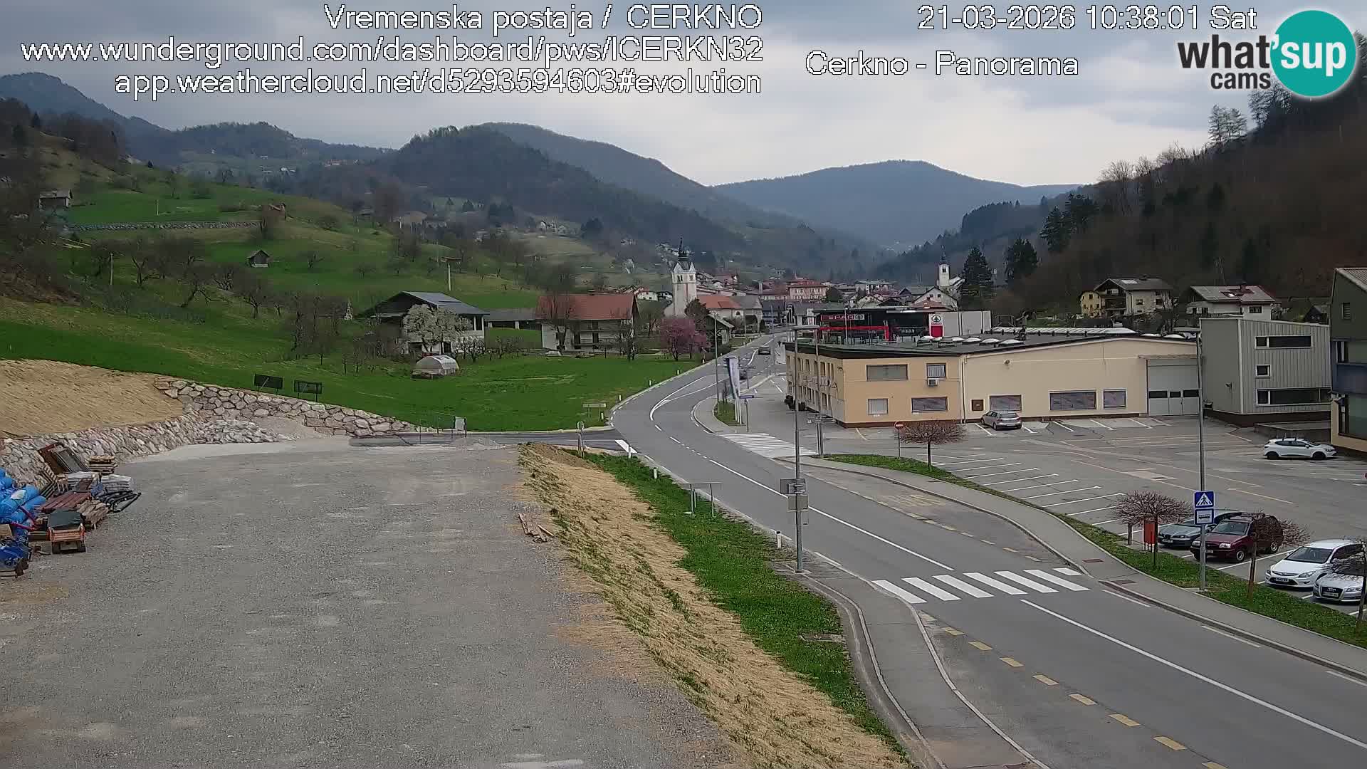 Cerkno Stadteingang Live-Webcam