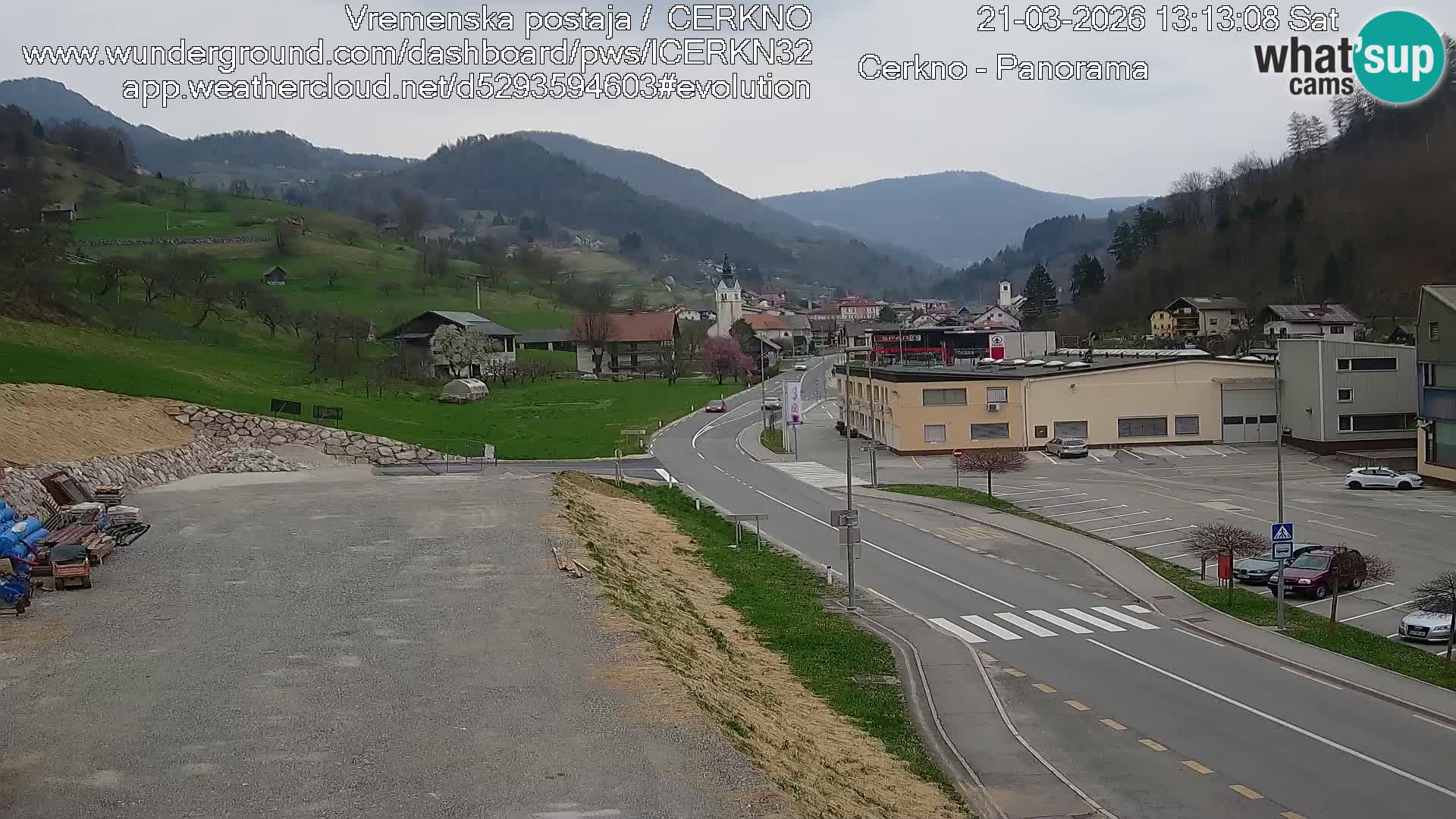 Webcam Ingresso Città di Cerkno