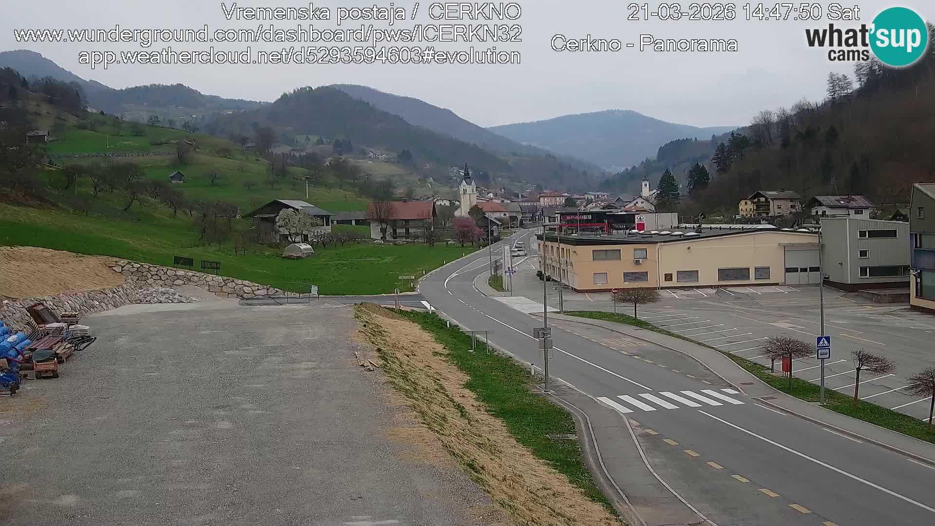 Cerkno Stadteingang Live-Webcam