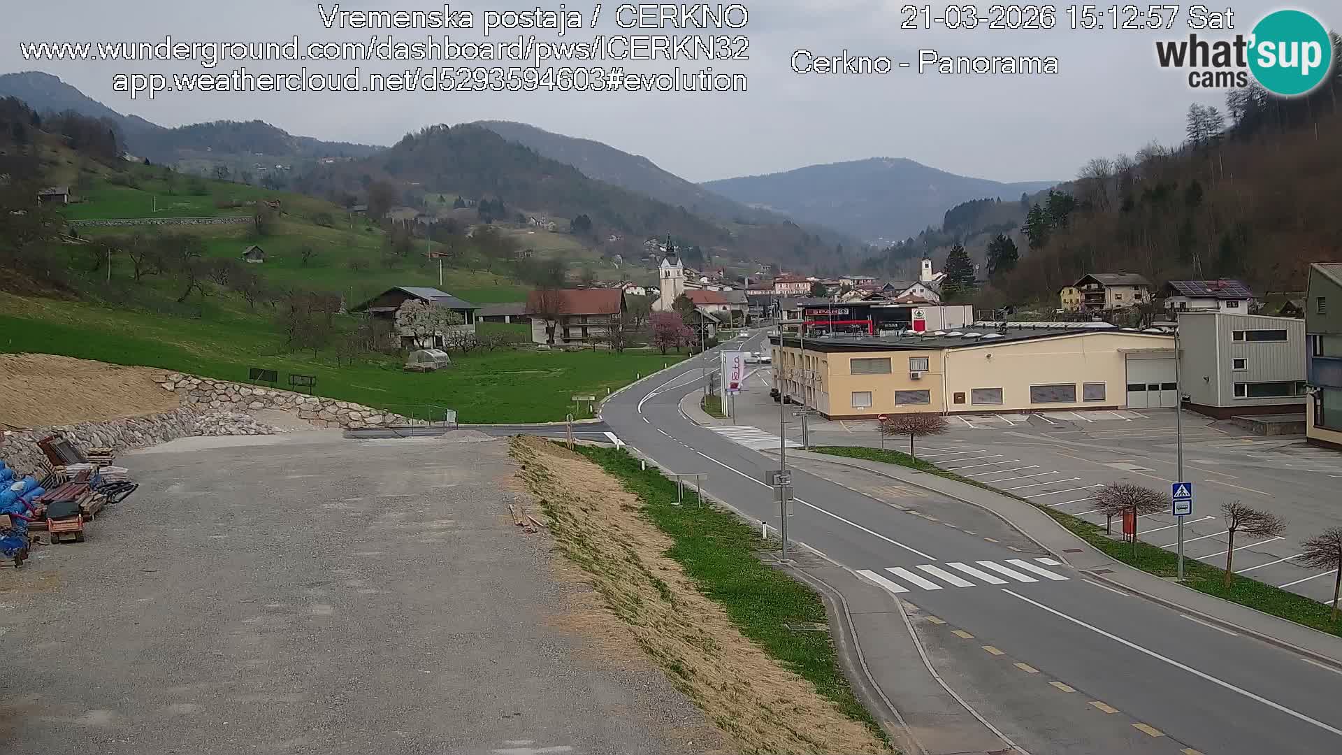 Cerkno ulaz u grad – Kamera uživo