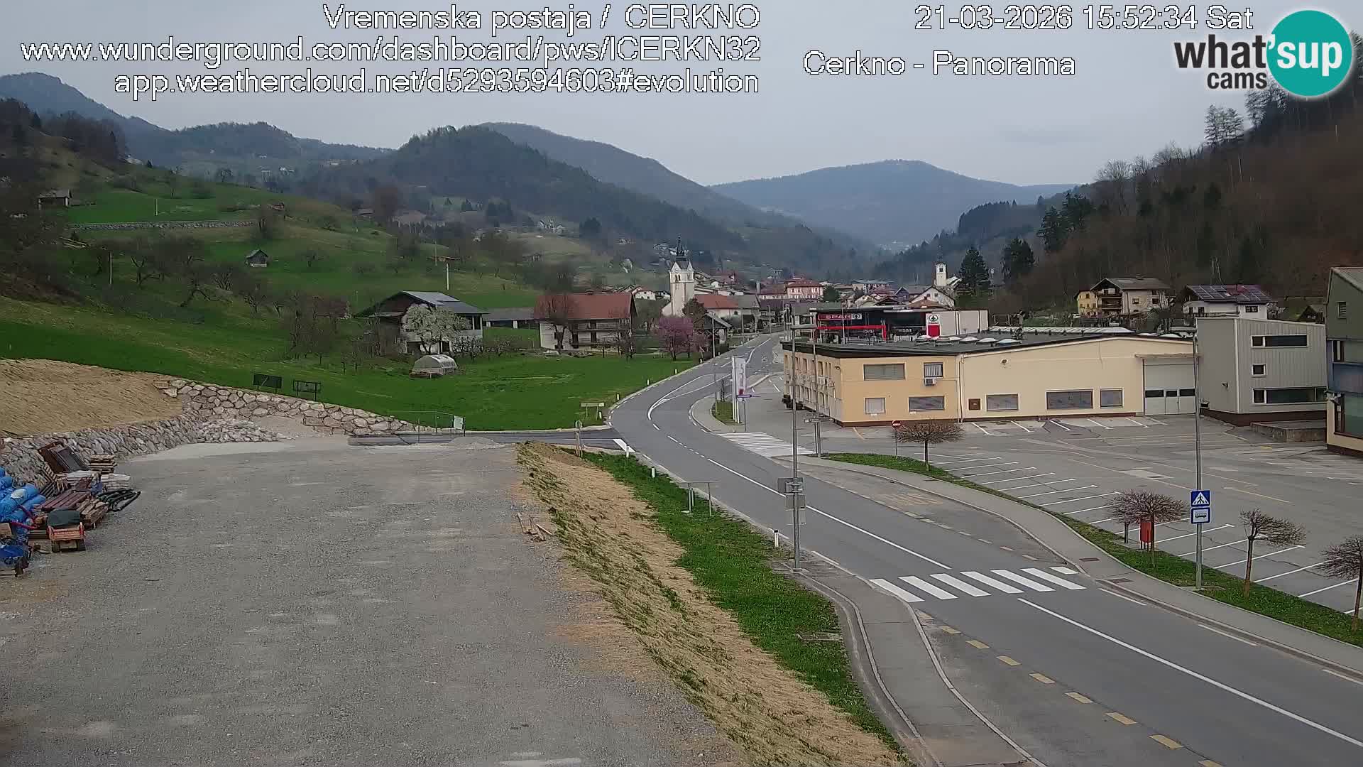 Cerkno Stadteingang Live-Webcam