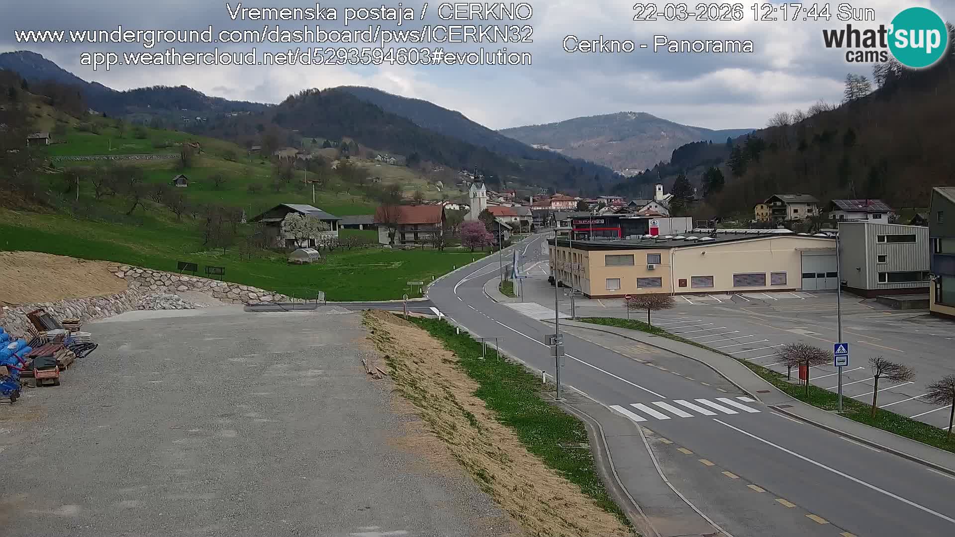 Webcam Ingresso Città di Cerkno