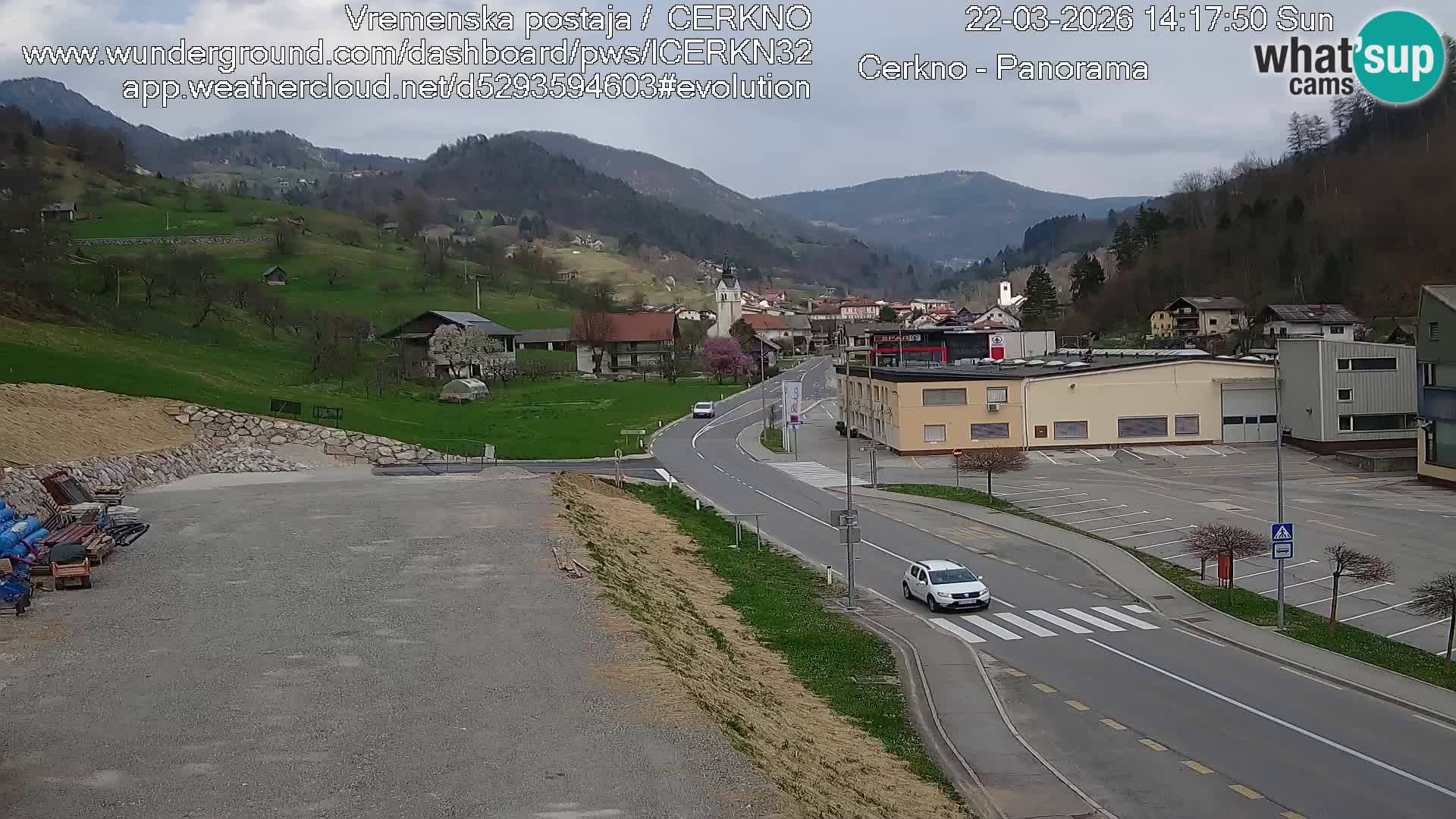 Cerkno Stadteingang Live-Webcam
