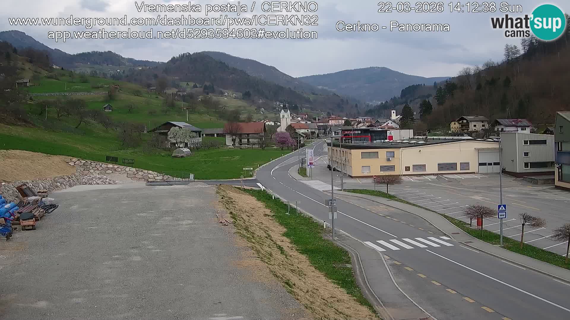 Cerkno ulaz u grad – Kamera uživo