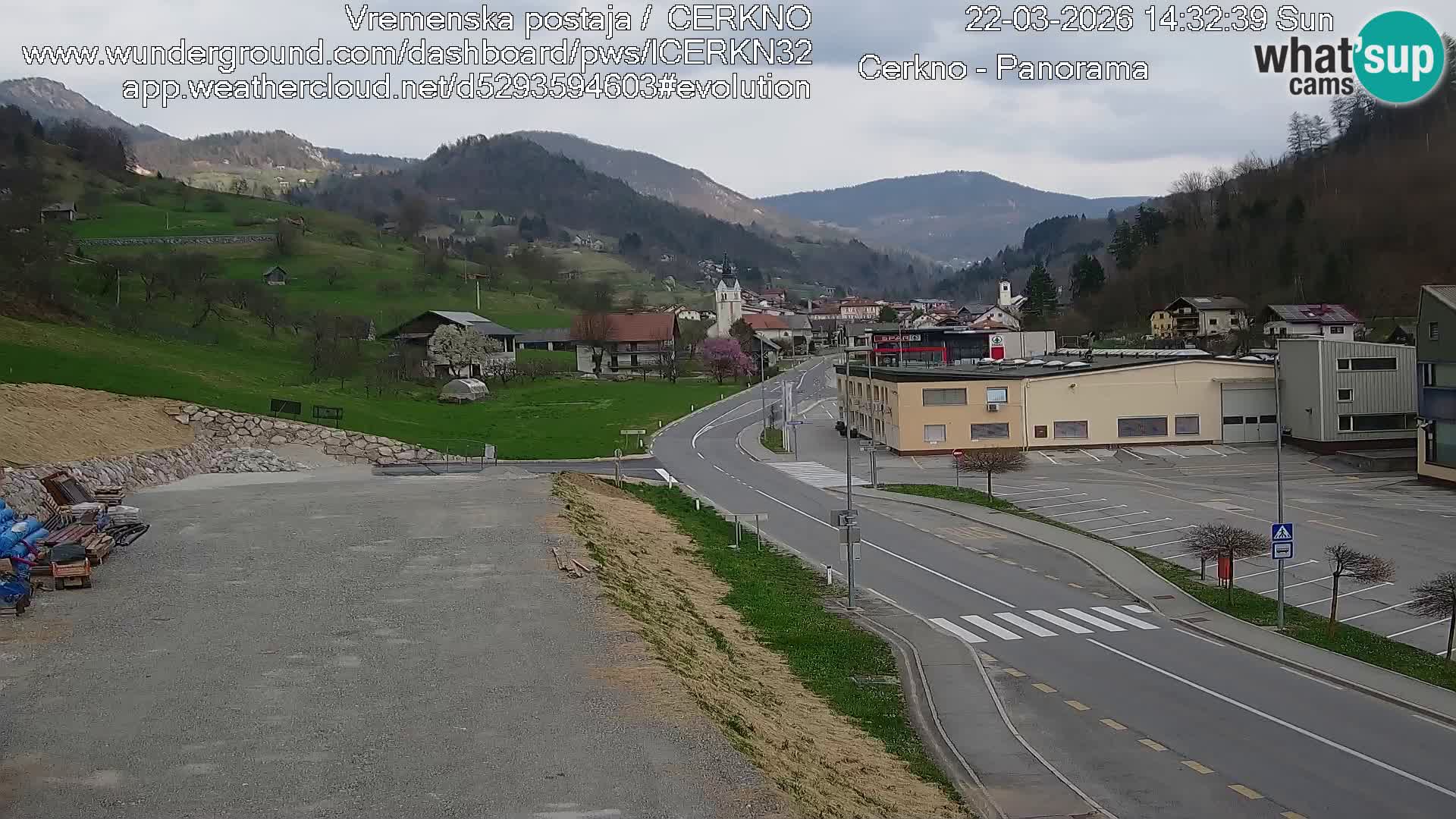 Cerkno Stadteingang Live-Webcam