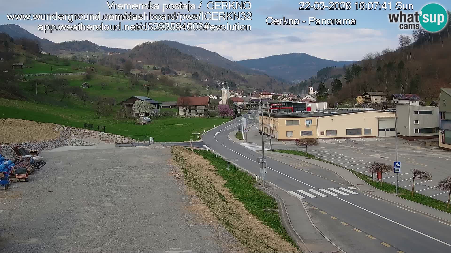 Cerkno Stadteingang Live-Webcam