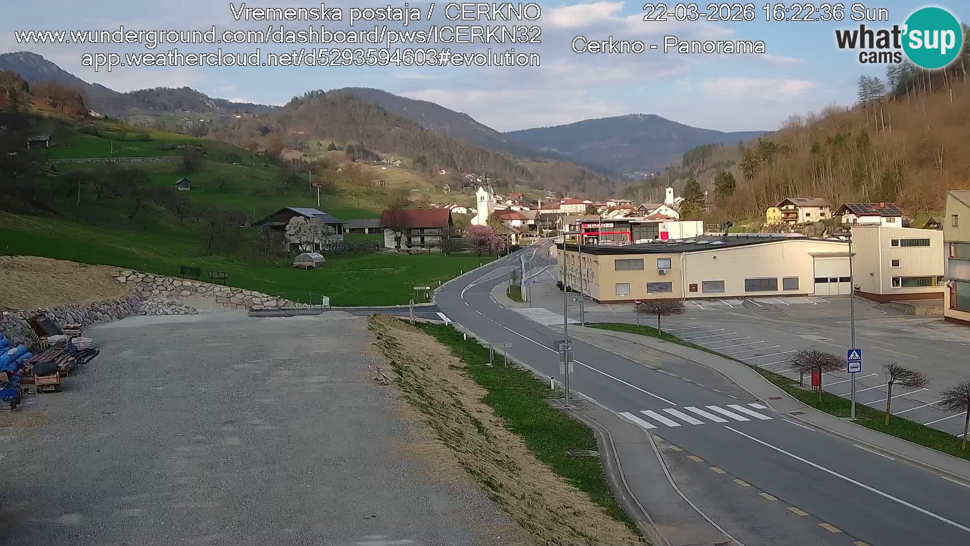 Cerkno Stadteingang Live-Webcam