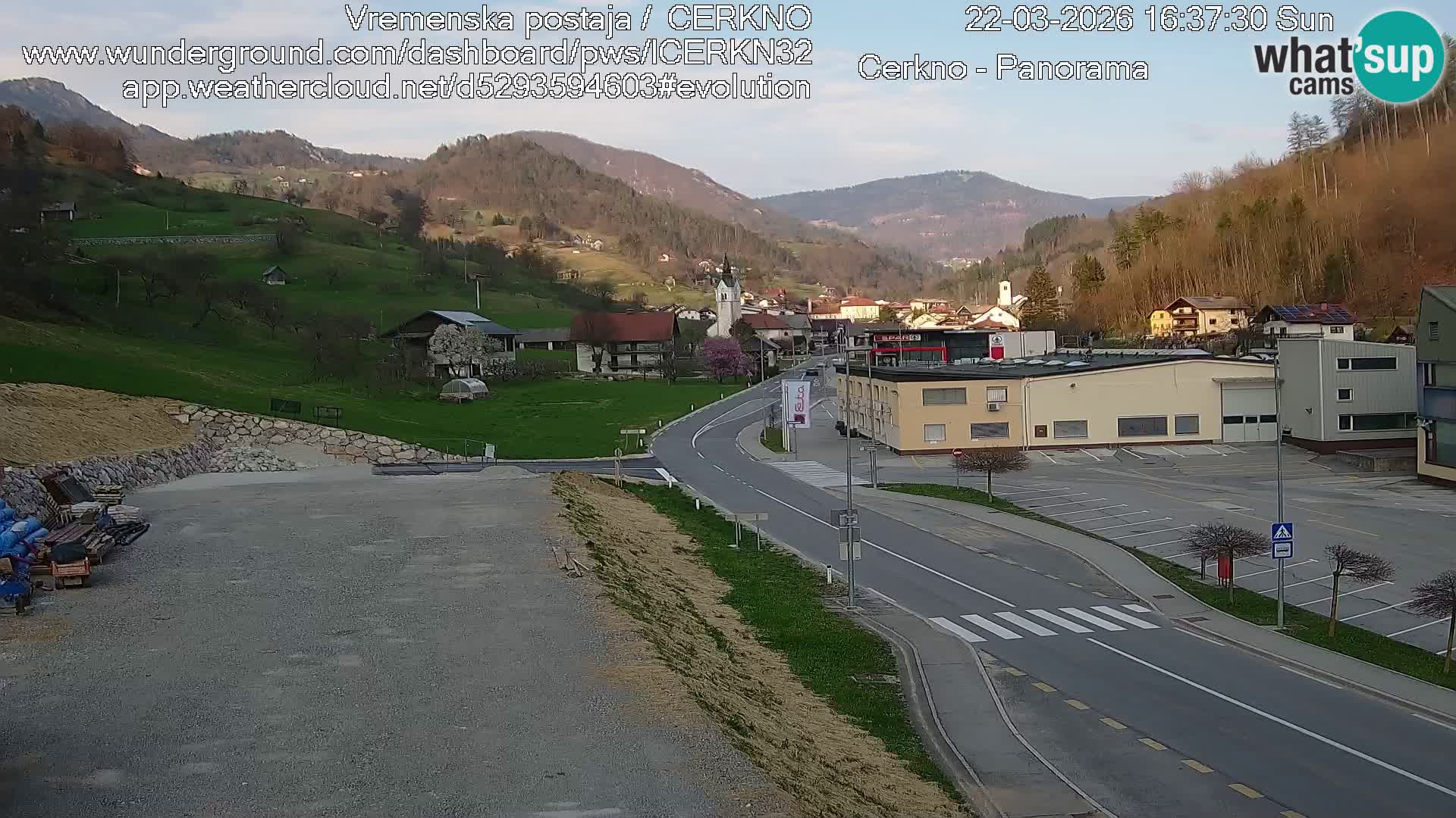 Webcam Ingresso Città di Cerkno